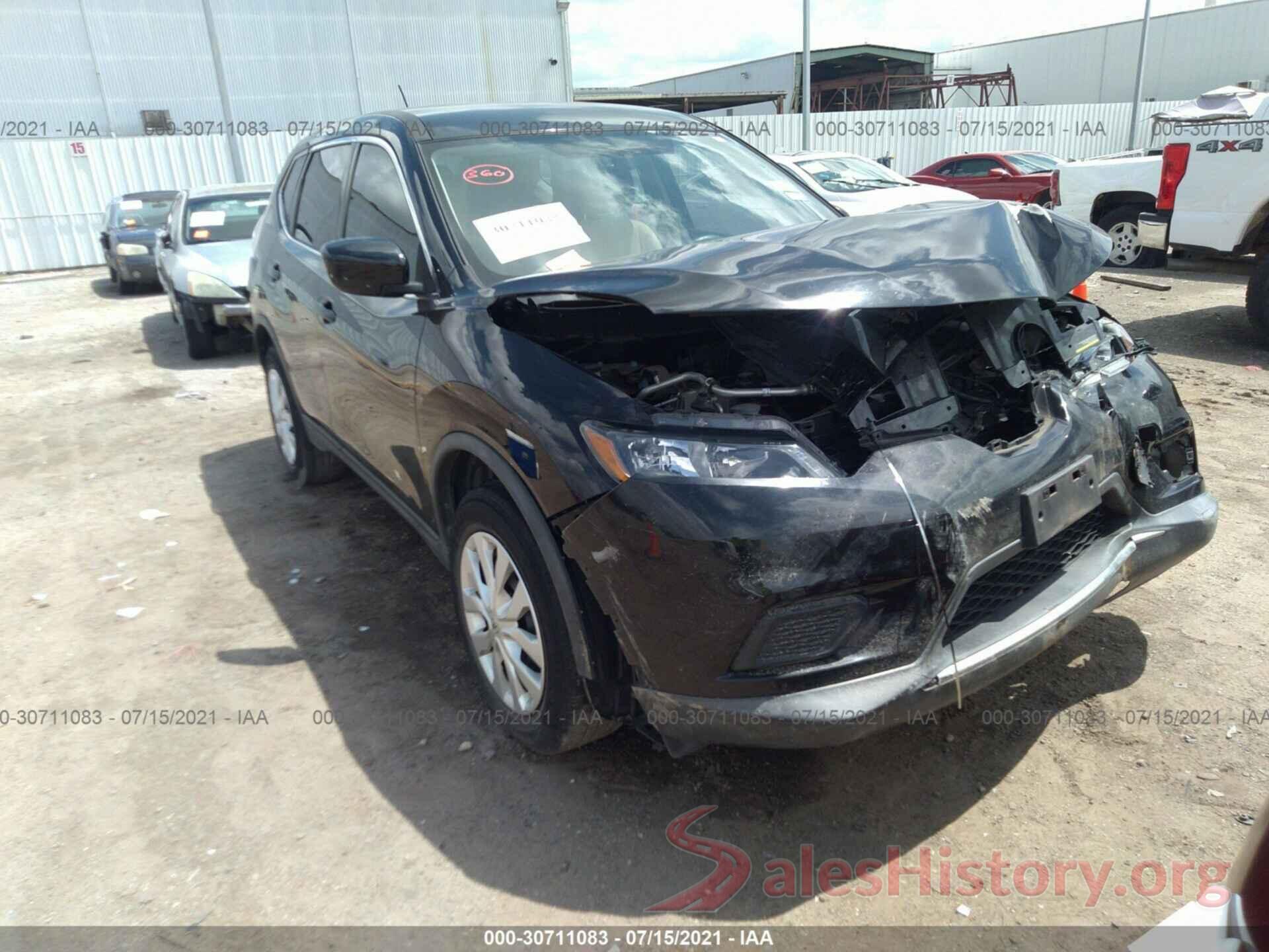 KNMAT2MT4GP733035 2016 NISSAN ROGUE