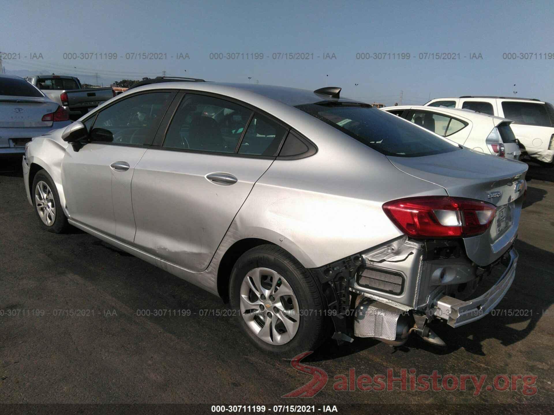 1G1BC5SMXK7140783 2019 CHEVROLET CRUZE