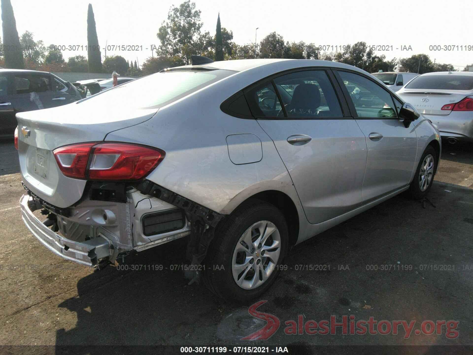 1G1BC5SMXK7140783 2019 CHEVROLET CRUZE