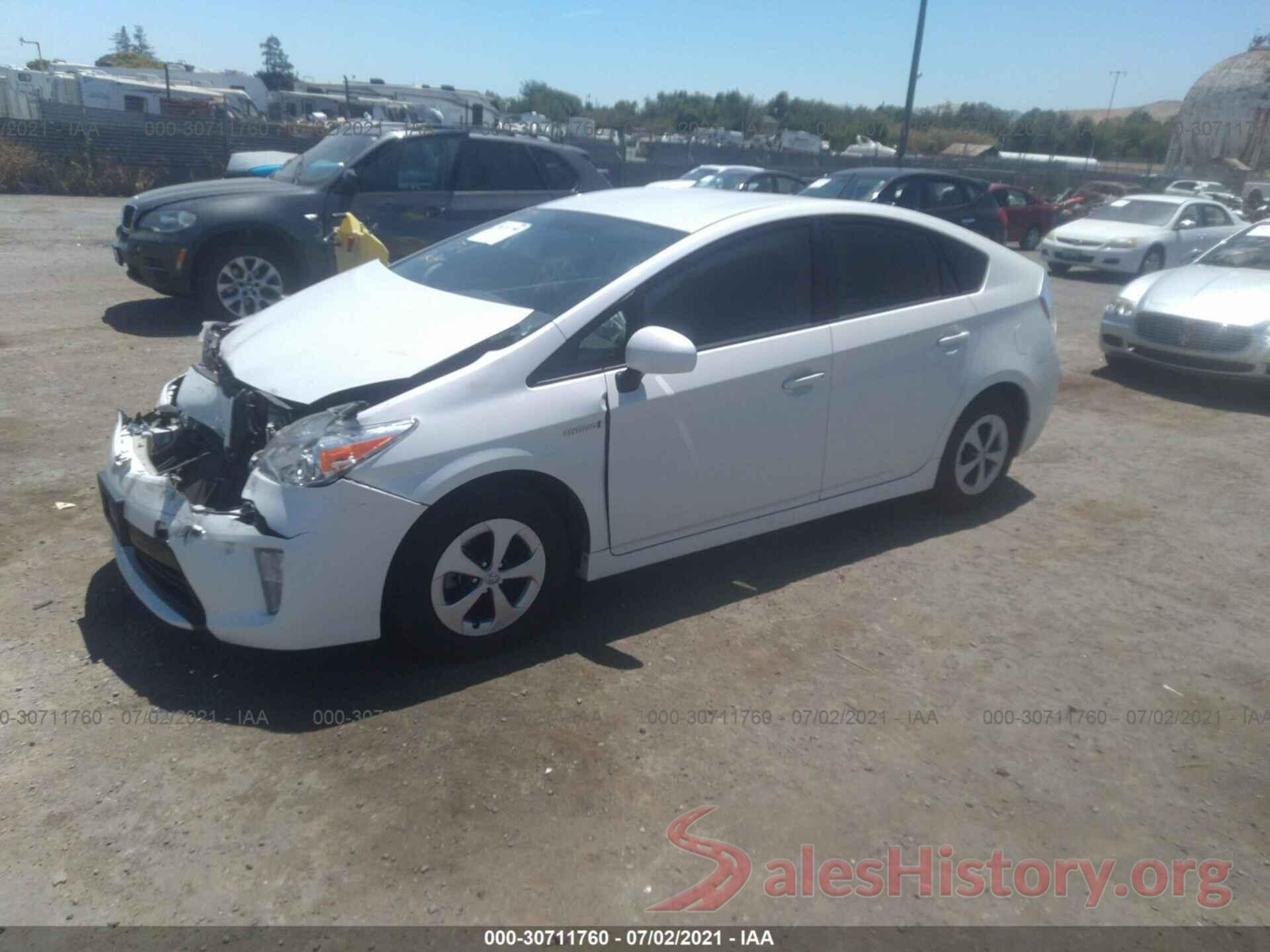 JTDKN3DU5F0479503 2015 TOYOTA PRIUS