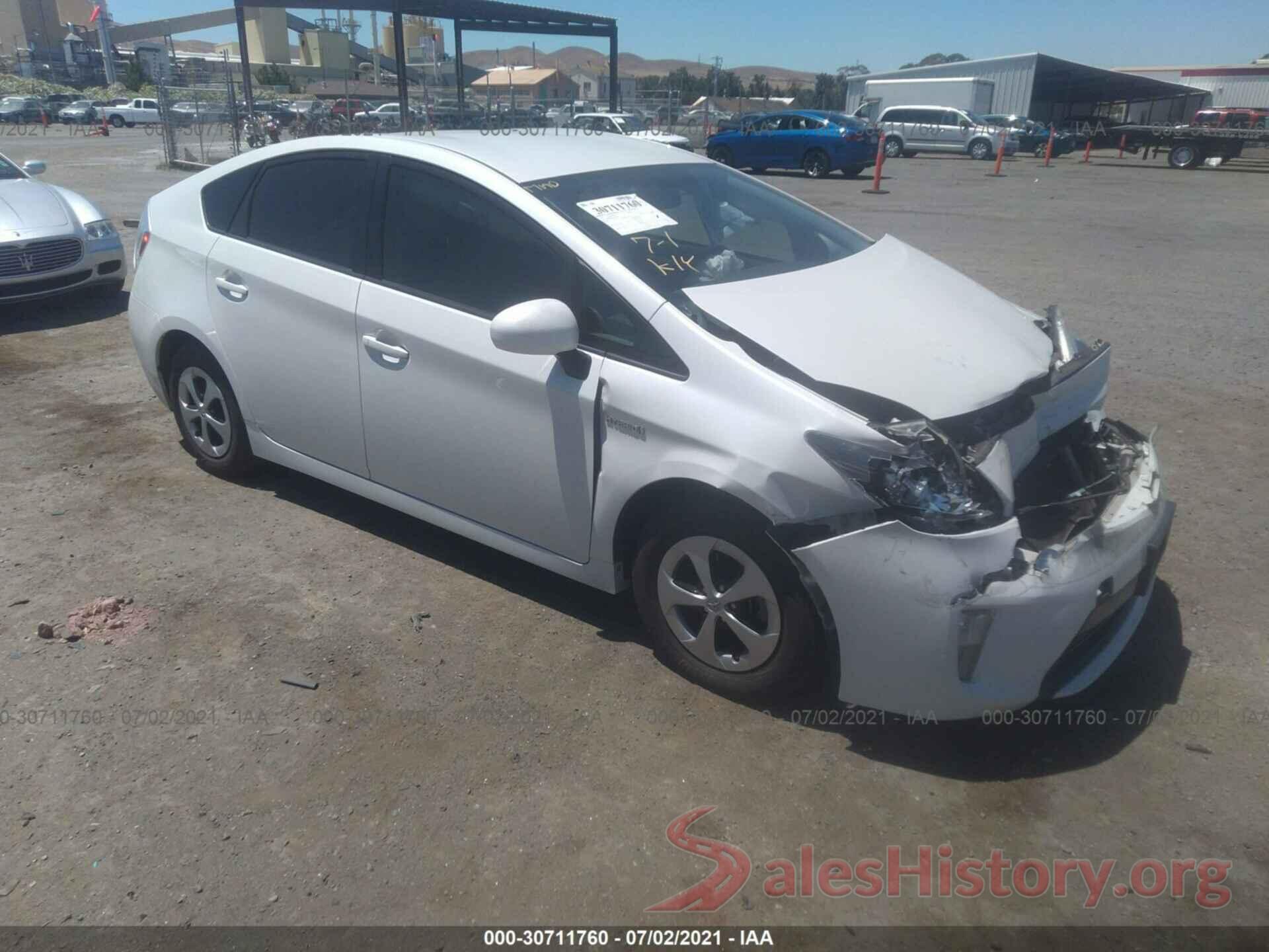 JTDKN3DU5F0479503 2015 TOYOTA PRIUS