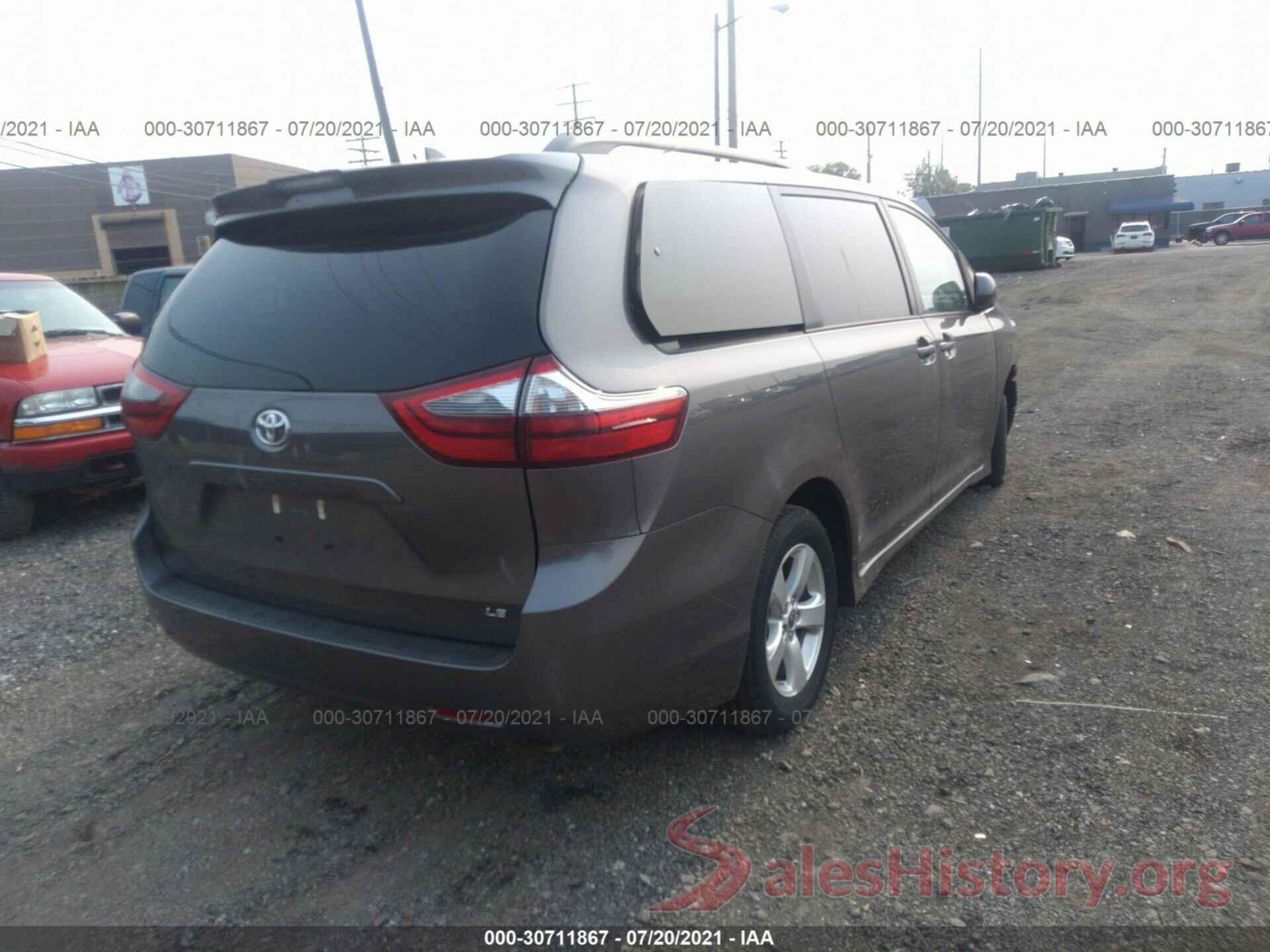 5TDKZ3DC3LS059386 2020 TOYOTA SIENNA