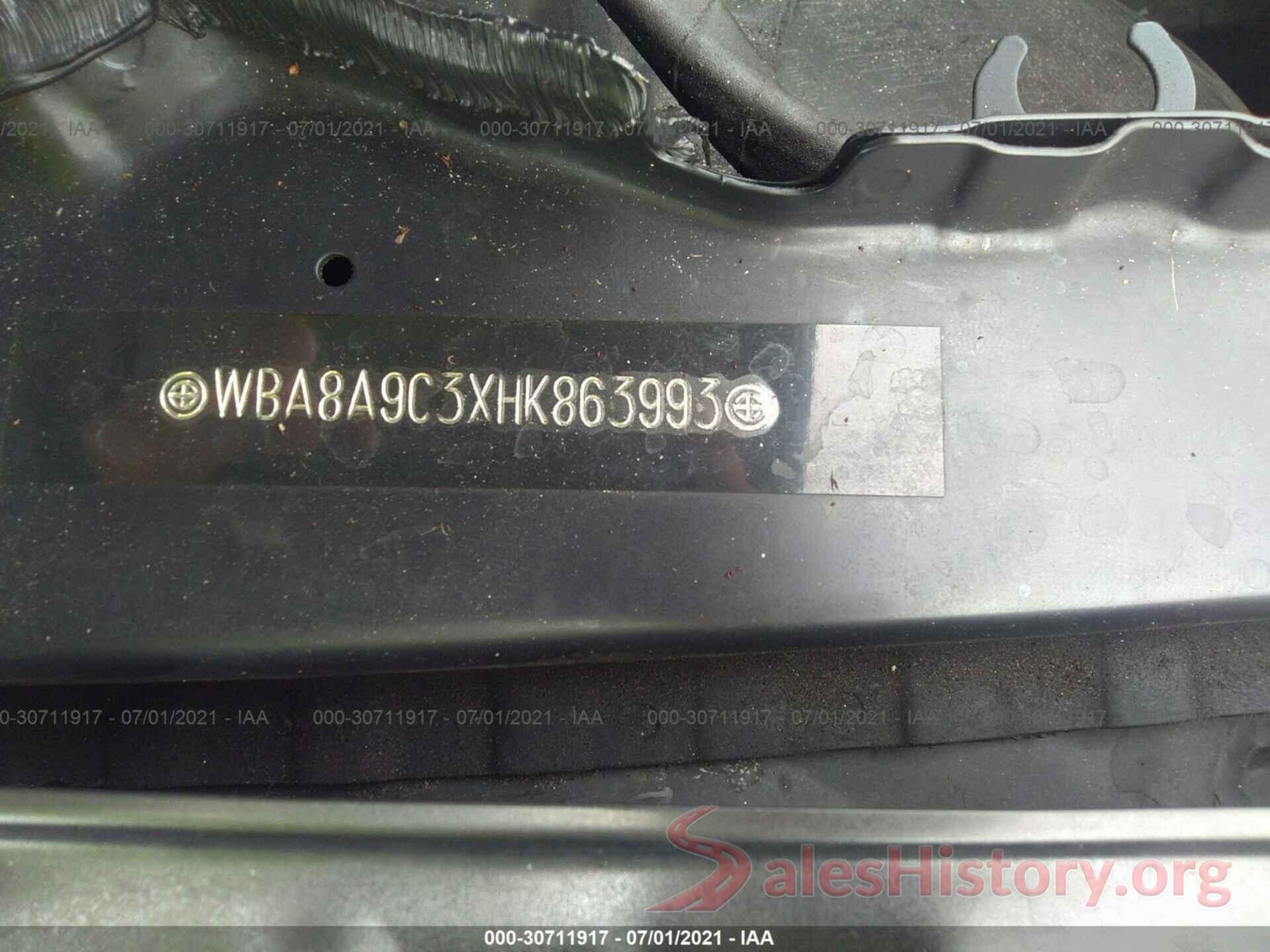 WBA8A9C3XHK863993 2017 BMW 3 SERIES