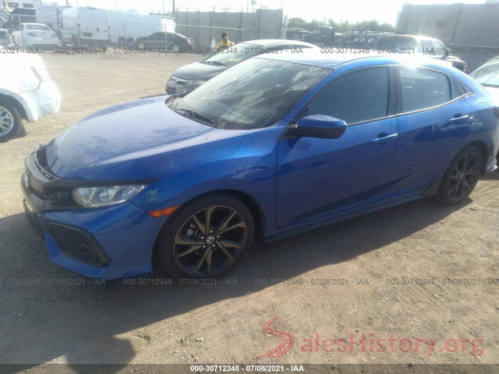 SHHFK7H45HU208973 2017 HONDA CIVIC HATCHBACK