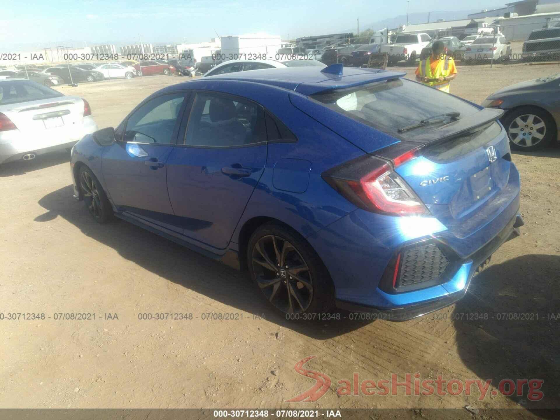 SHHFK7H45HU208973 2017 HONDA CIVIC HATCHBACK