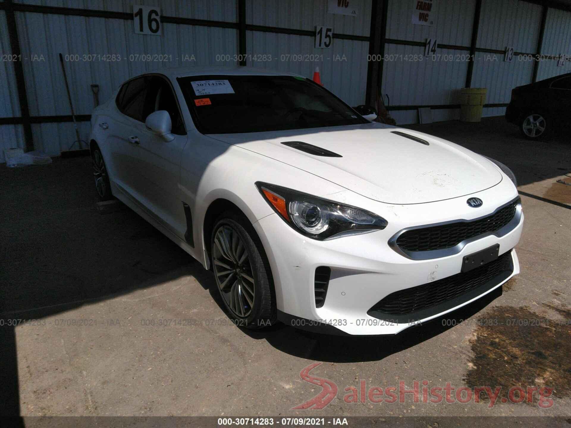 KNAE15LA6K6067364 2019 KIA STINGER