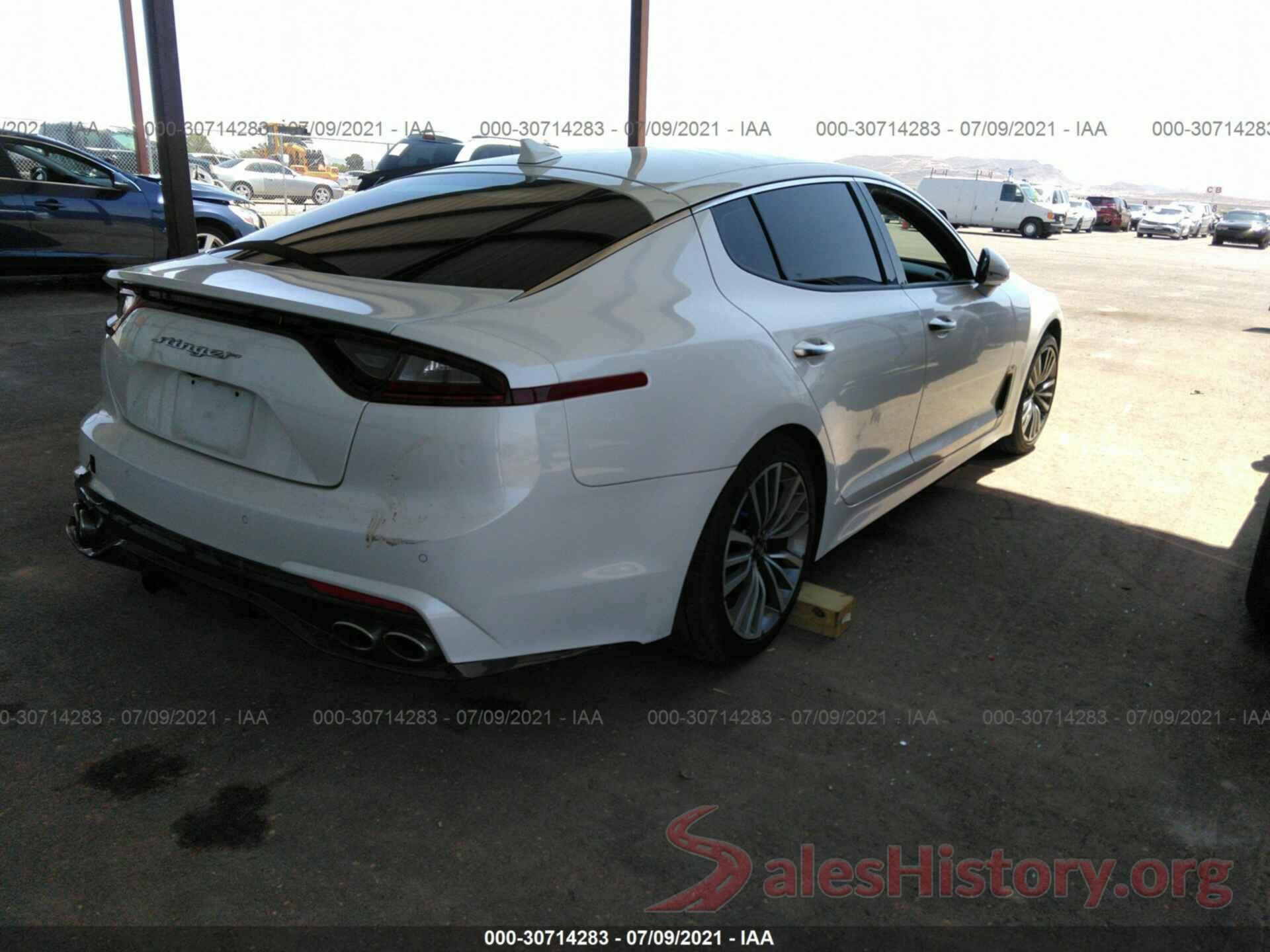 KNAE15LA6K6067364 2019 KIA STINGER