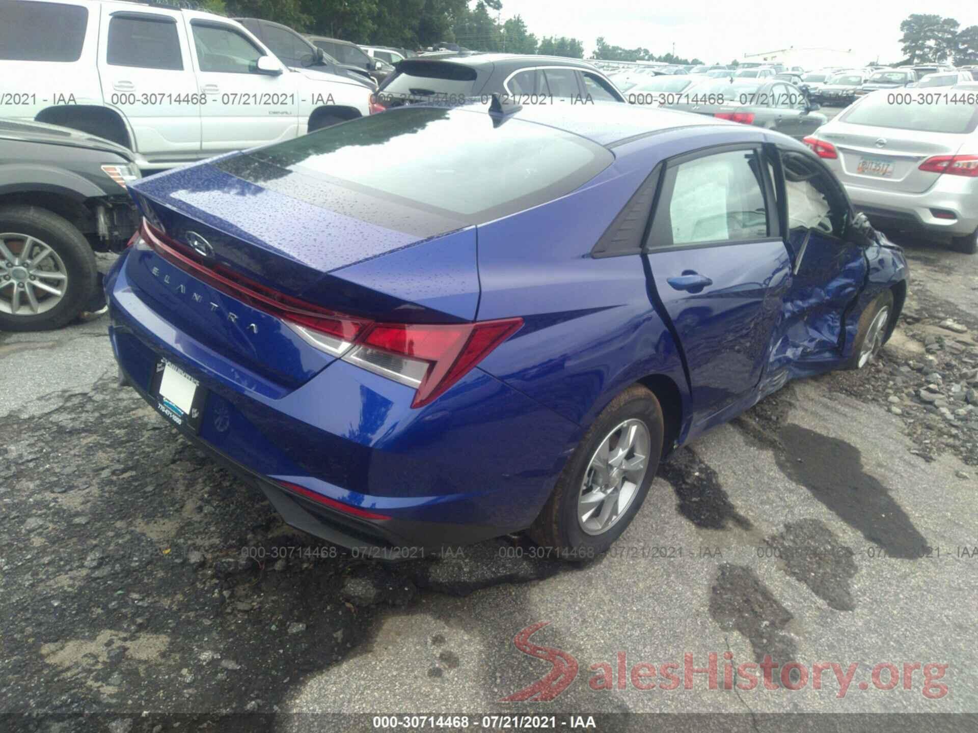 5NPLL4AG3MH050326 2021 HYUNDAI ELANTRA