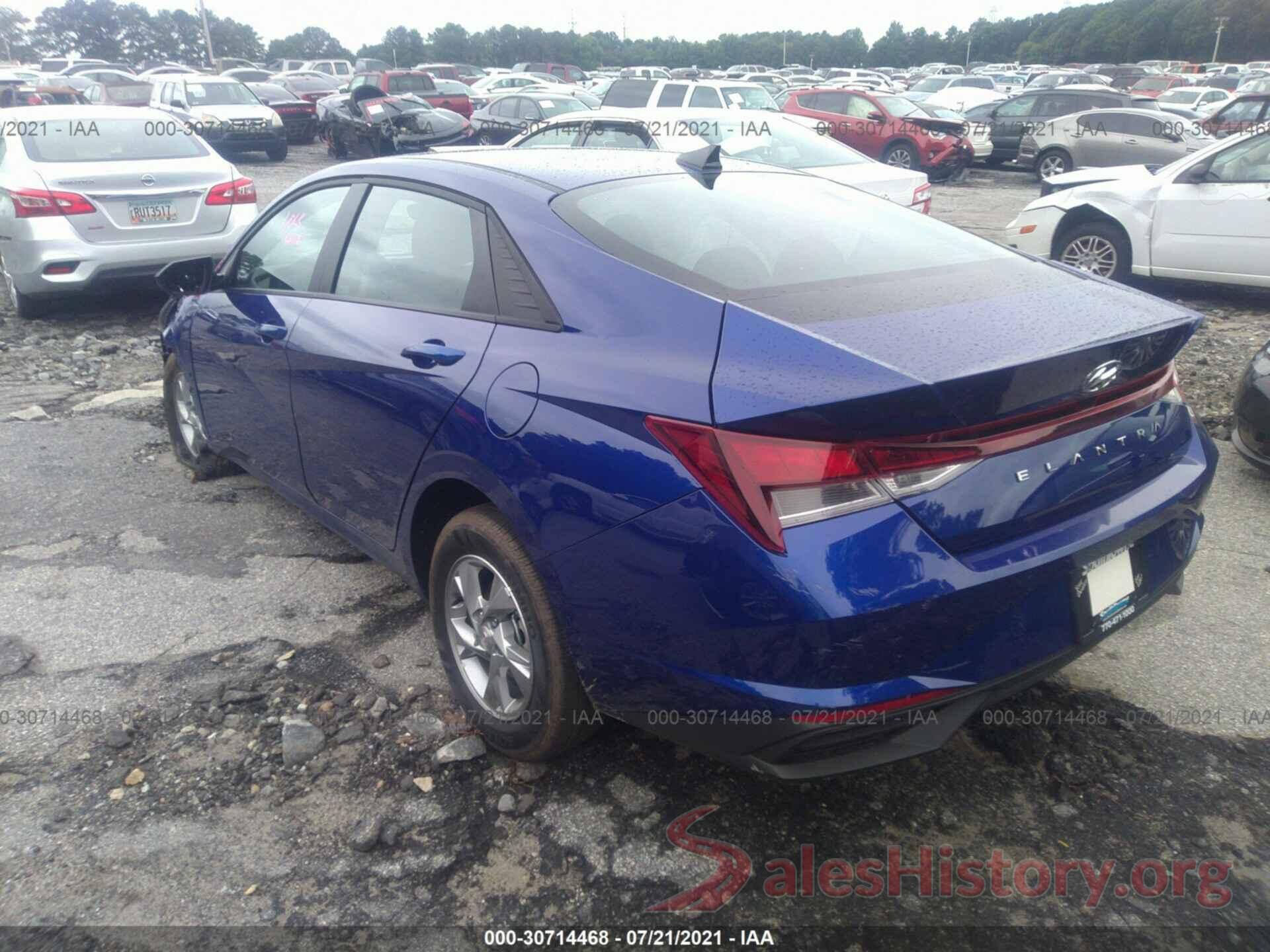 5NPLL4AG3MH050326 2021 HYUNDAI ELANTRA