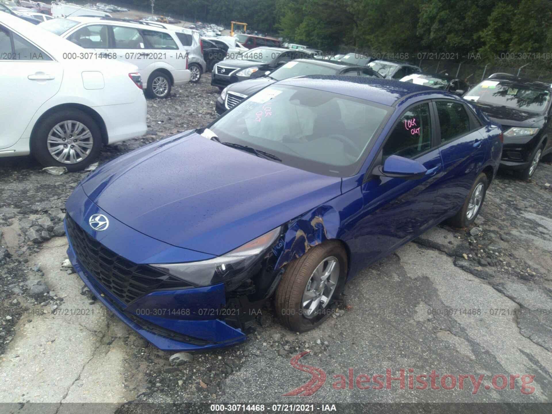 5NPLL4AG3MH050326 2021 HYUNDAI ELANTRA