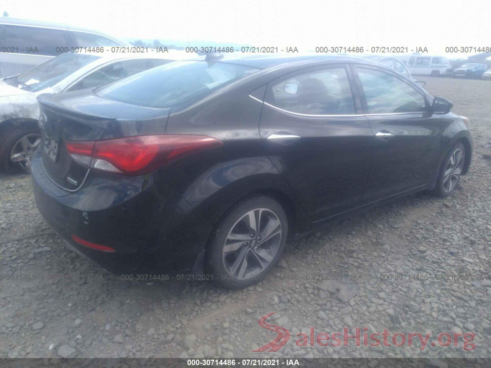 KMHDH4AEXGU607632 2016 HYUNDAI ELANTRA