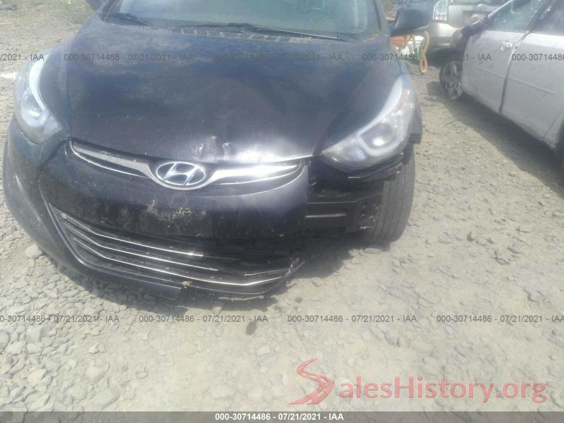 KMHDH4AEXGU607632 2016 HYUNDAI ELANTRA