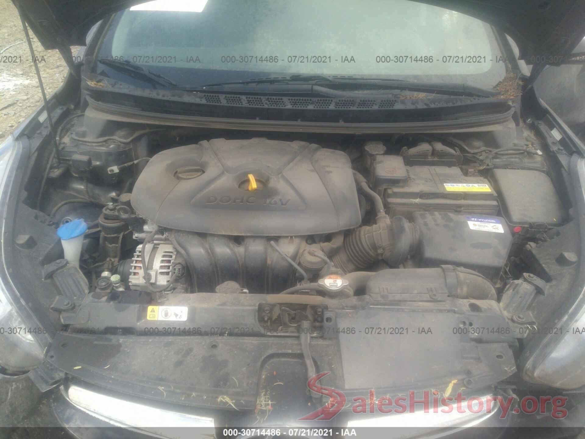 KMHDH4AEXGU607632 2016 HYUNDAI ELANTRA