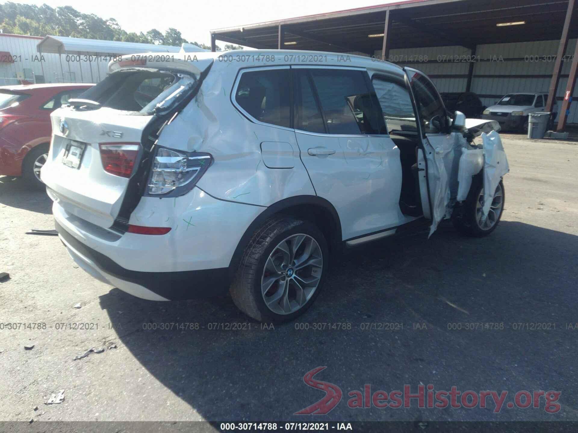 5UXWX9C52H0T02742 2017 BMW X3