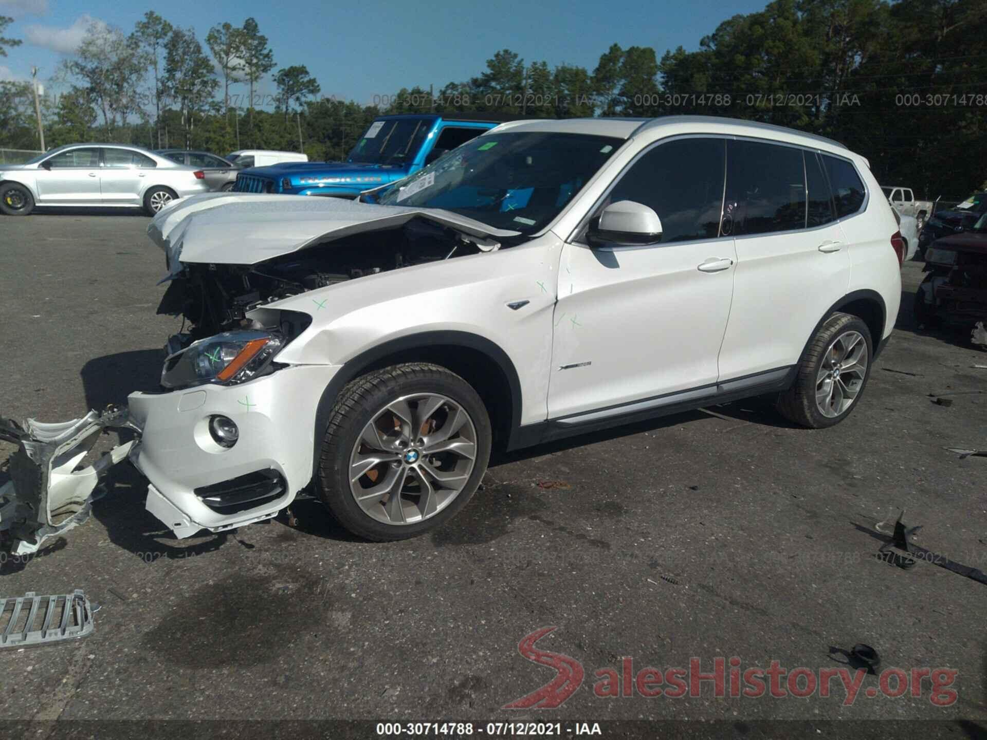 5UXWX9C52H0T02742 2017 BMW X3