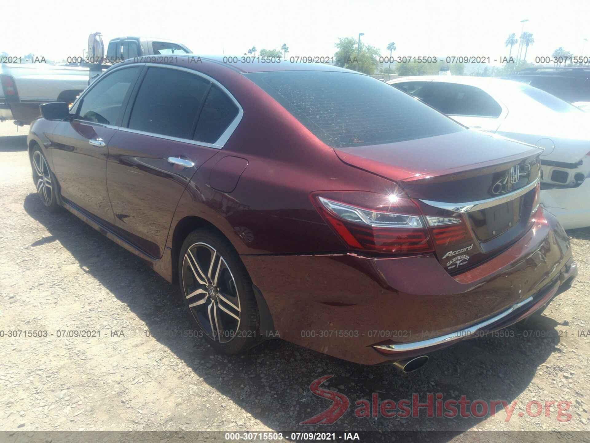 1HGCR2F52GA155818 2016 HONDA ACCORD SEDAN