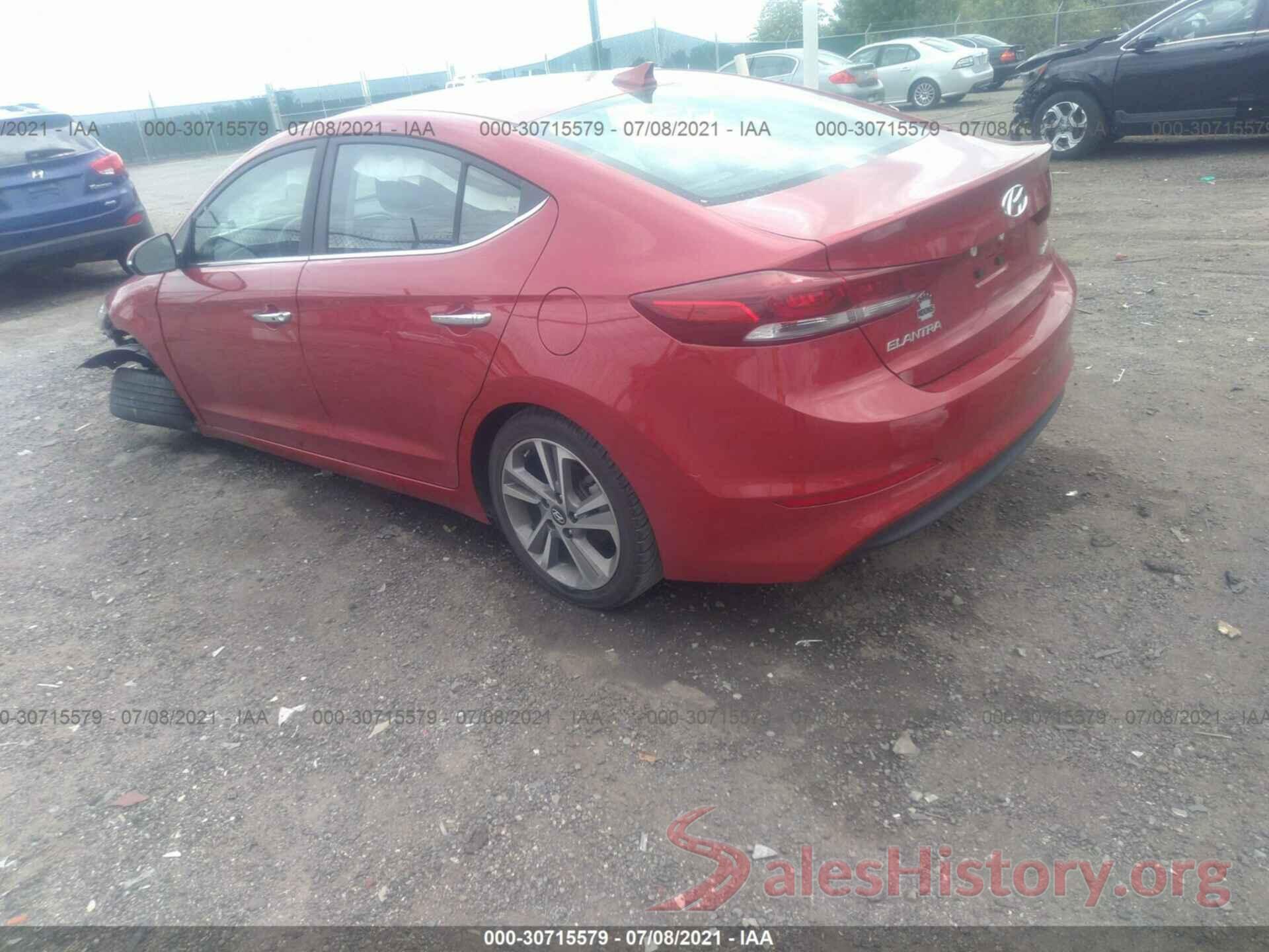 5NPD84LF4HH167087 2017 HYUNDAI ELANTRA