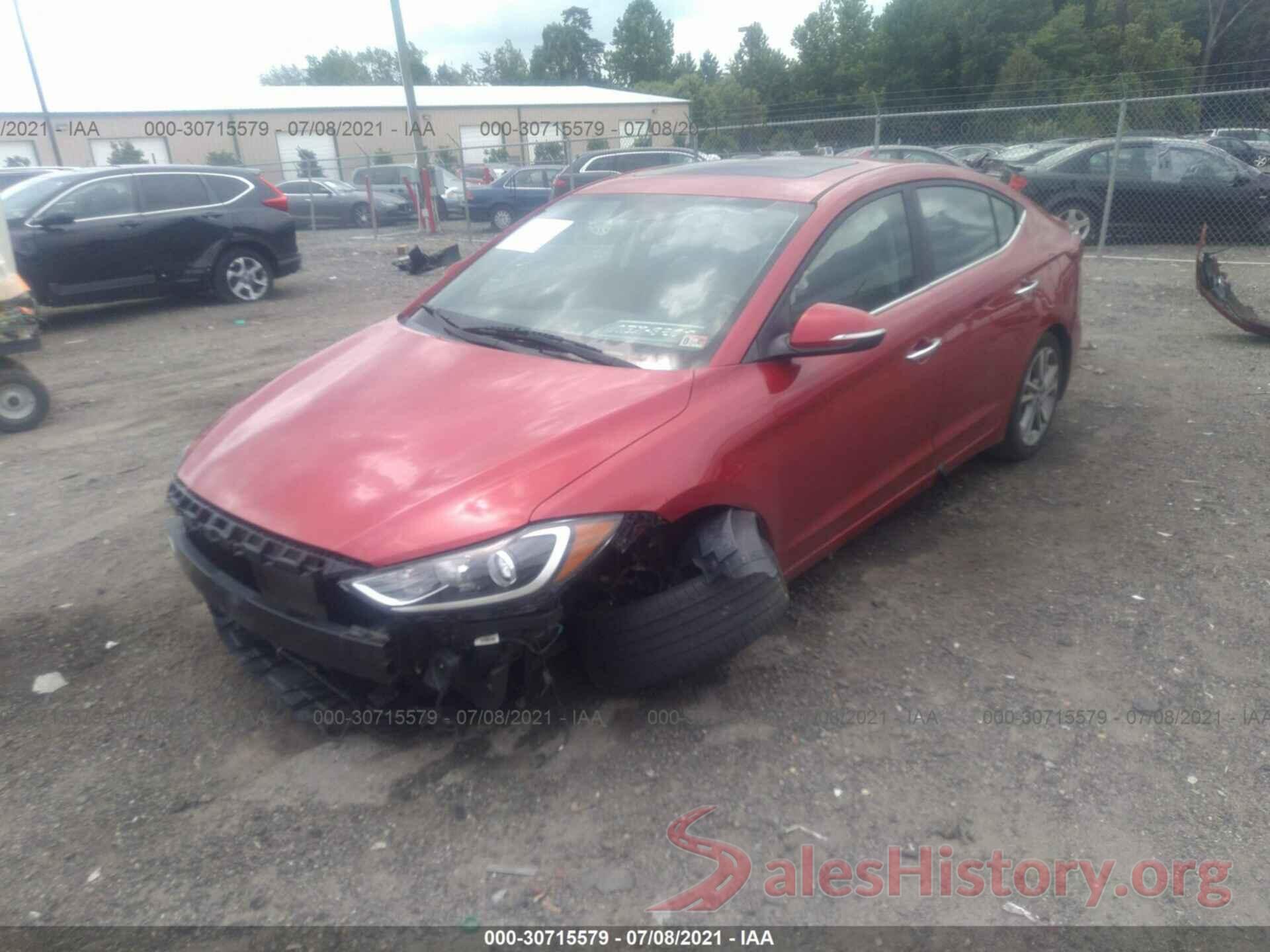 5NPD84LF4HH167087 2017 HYUNDAI ELANTRA