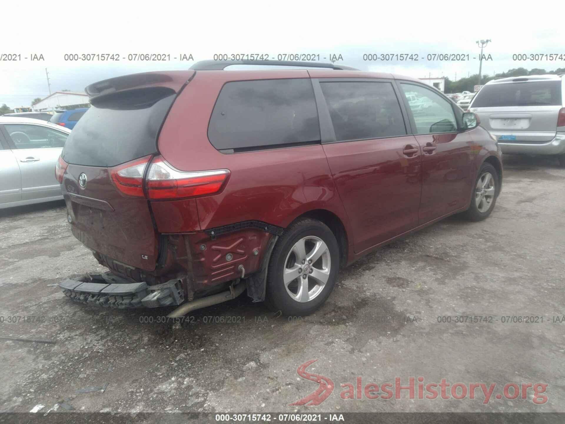 5TDKZ3DC7HS803546 2017 TOYOTA SIENNA