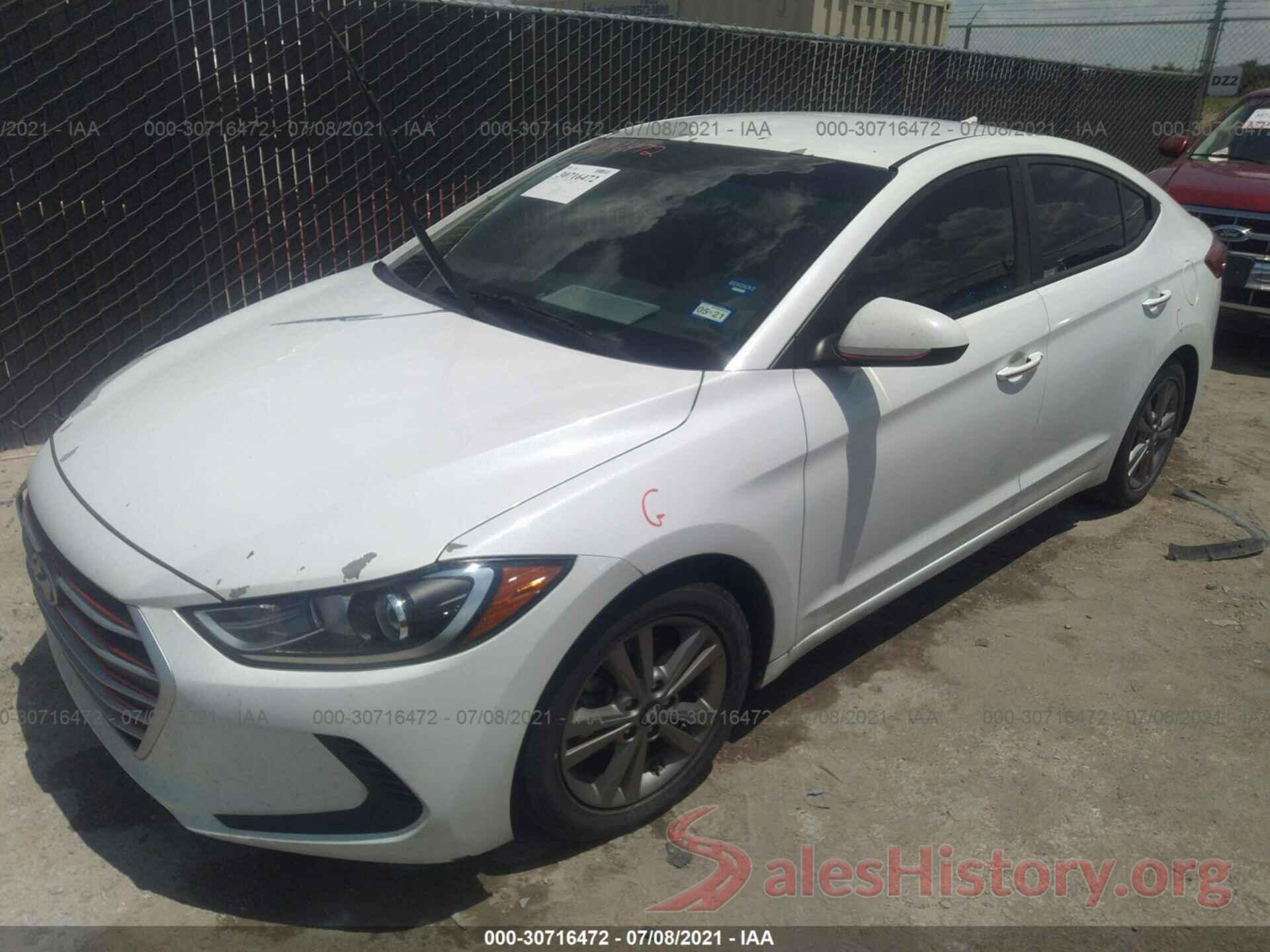 5NPD84LFXHH170706 2017 HYUNDAI ELANTRA