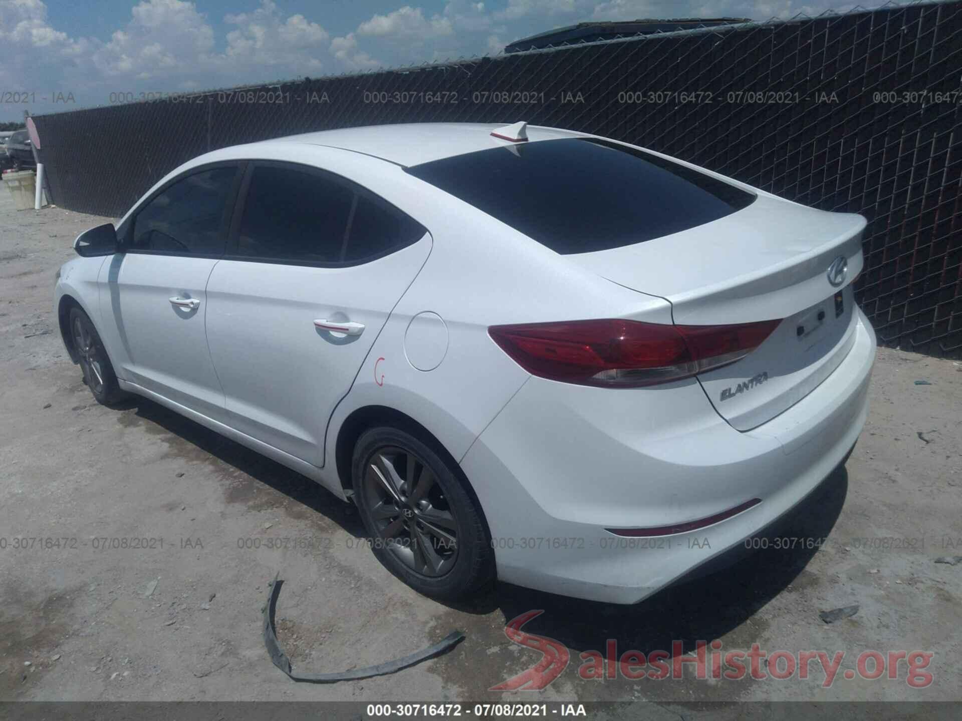 5NPD84LFXHH170706 2017 HYUNDAI ELANTRA