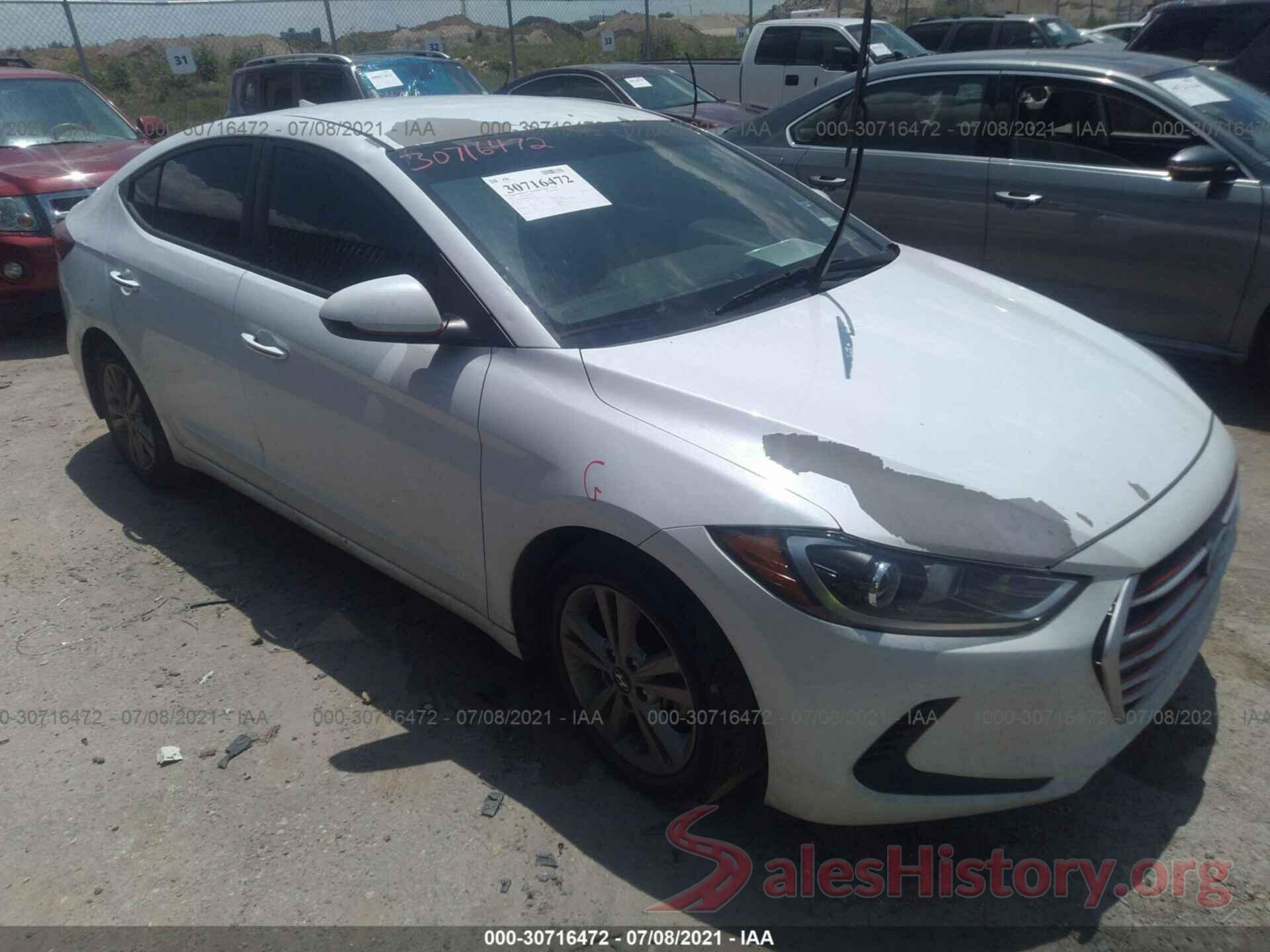 5NPD84LFXHH170706 2017 HYUNDAI ELANTRA