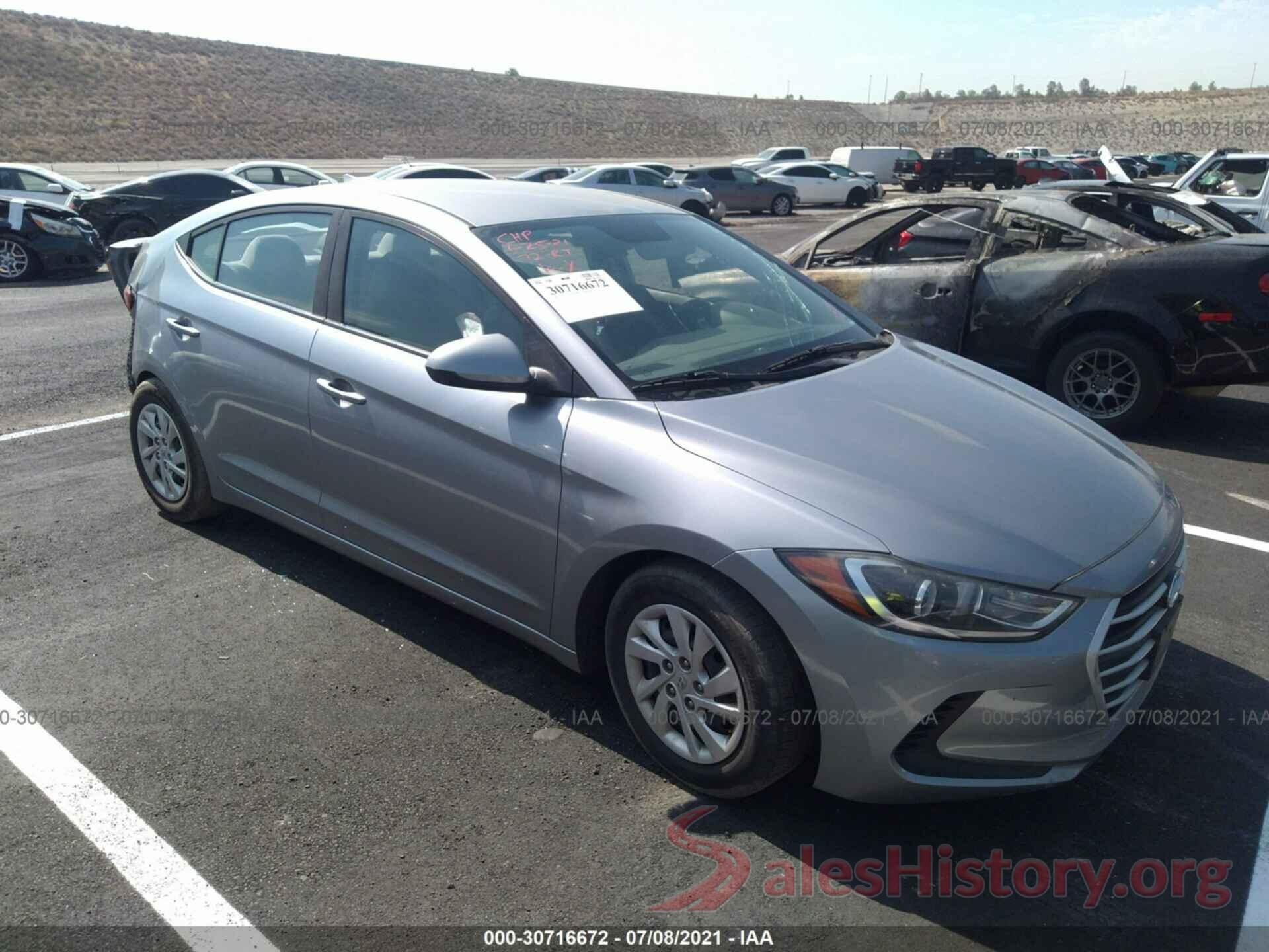 5NPD74LF3HH152597 2017 HYUNDAI ELANTRA