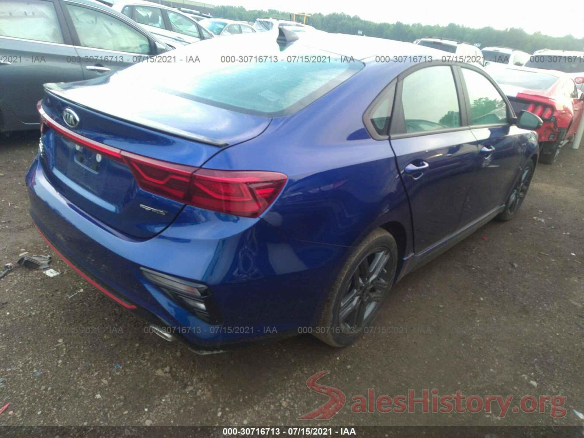 3KPF34AD1LE207132 2020 KIA FORTE