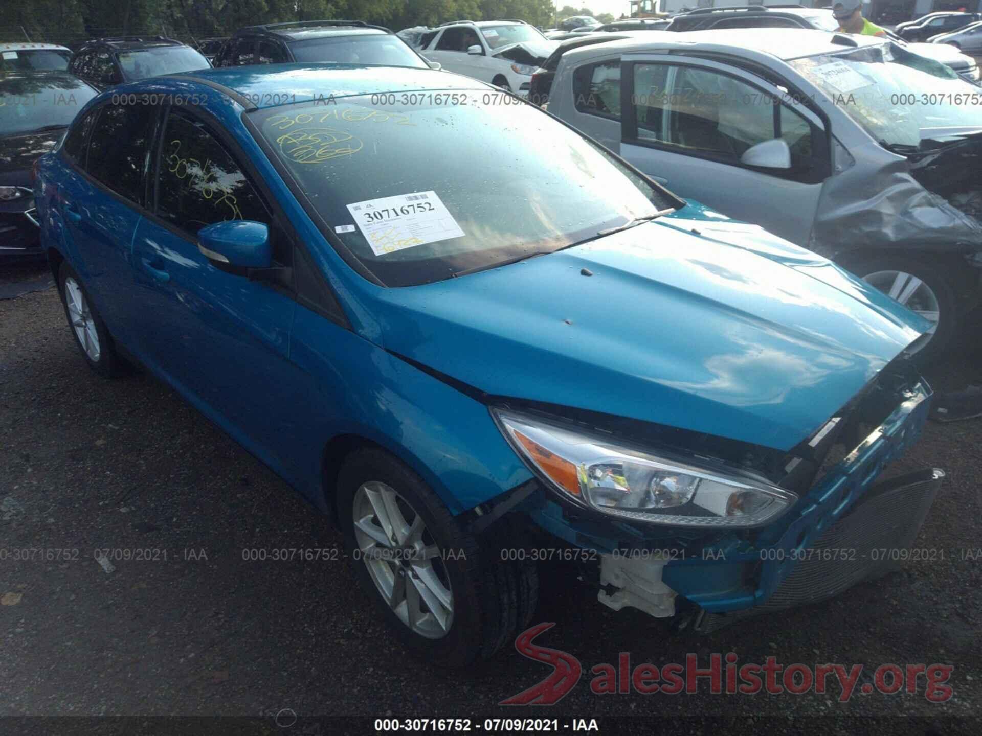 1FADP3F27GL243696 2016 FORD FOCUS