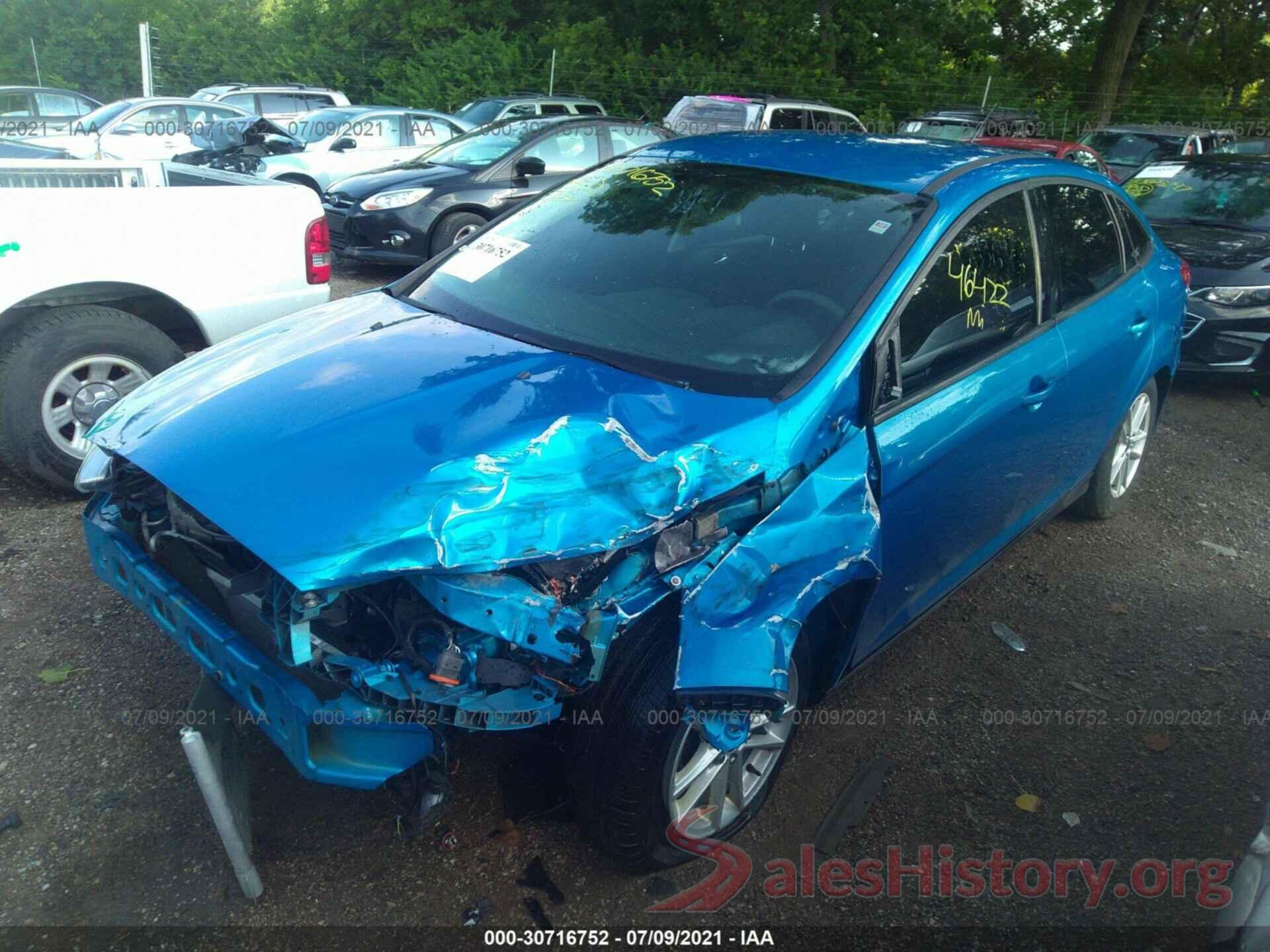 1FADP3F27GL243696 2016 FORD FOCUS