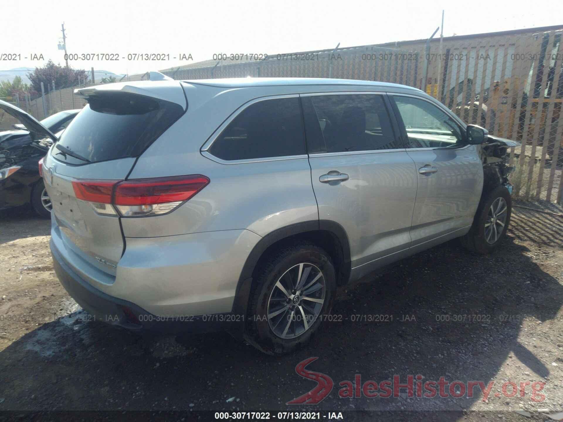 5TDJZRFH5HS404836 2017 TOYOTA HIGHLANDER