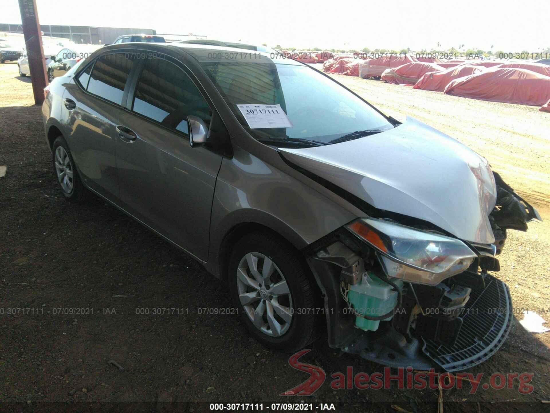 5YFBURHE4GP378405 2016 TOYOTA COROLLA