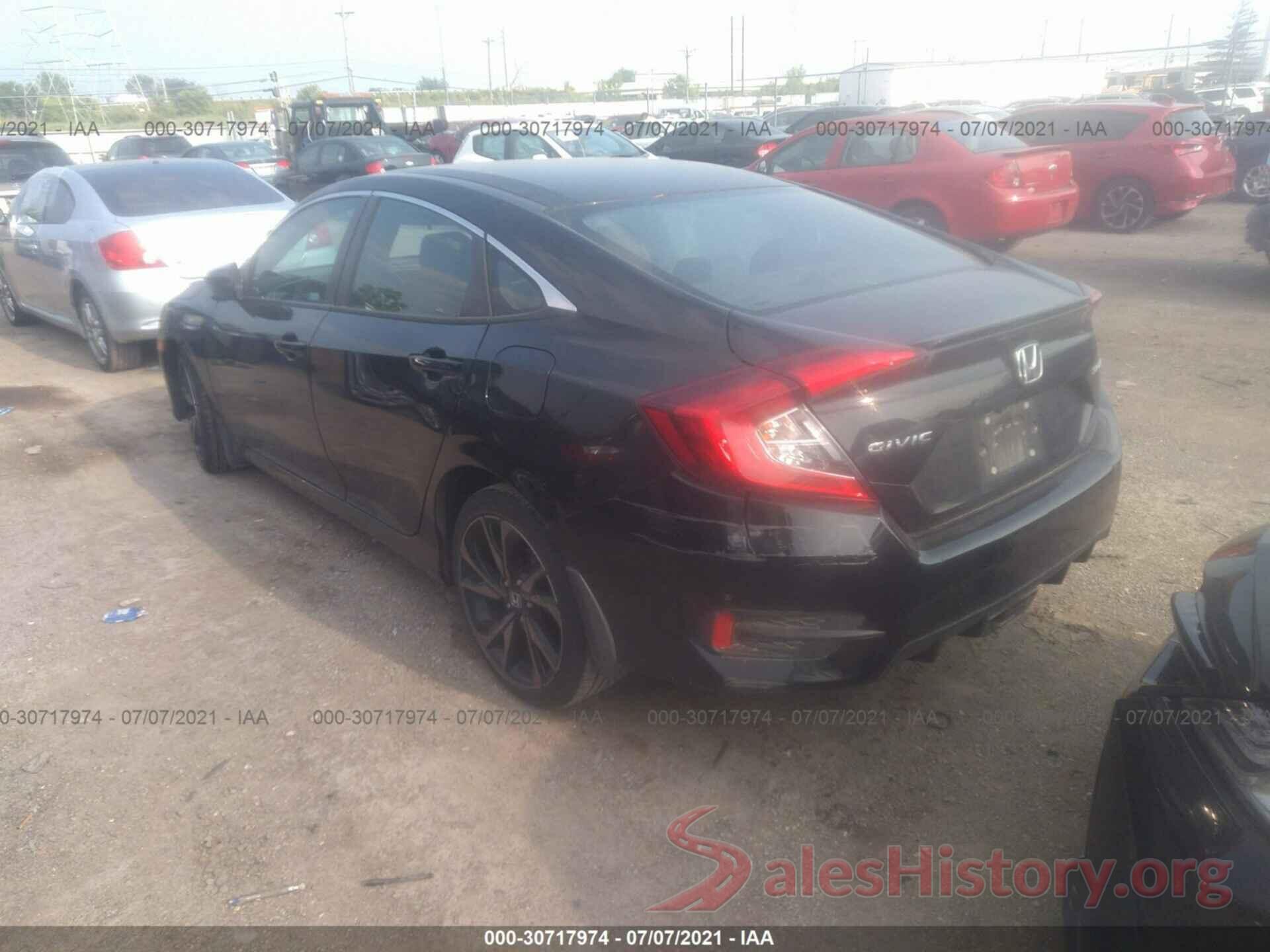 2HGFC2F86KH545498 2019 HONDA CIVIC SEDAN