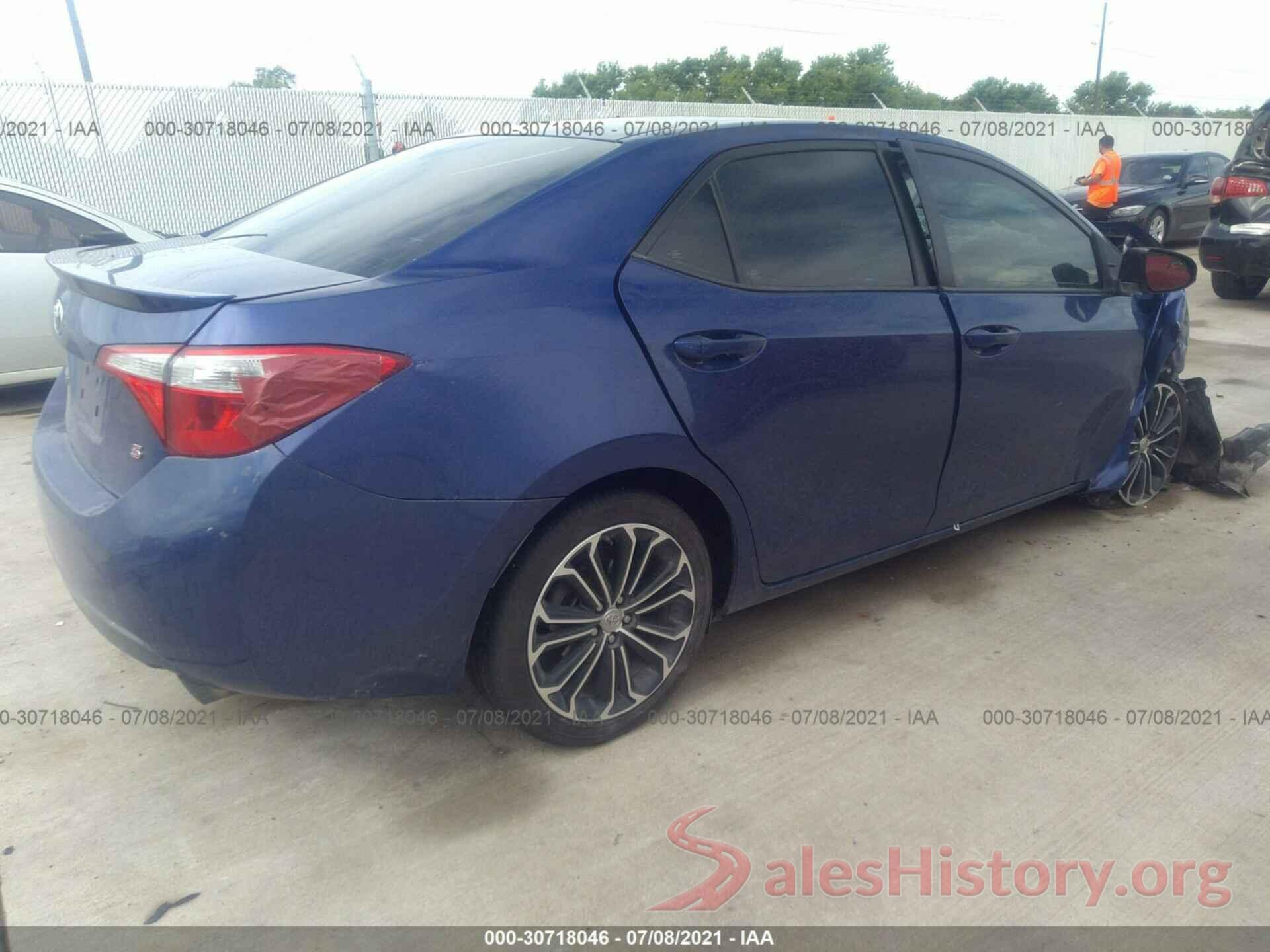 5YFBURHE9GP510462 2016 TOYOTA COROLLA