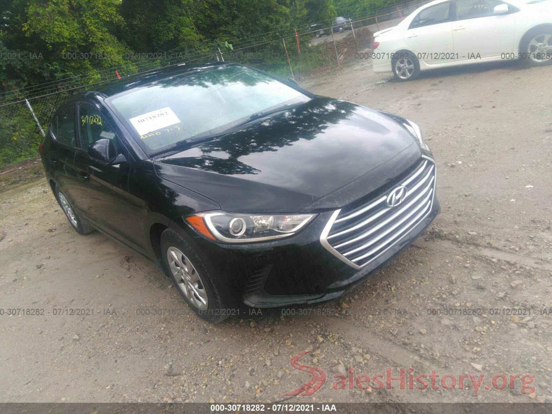 KMHD74LF4HU115107 2017 HYUNDAI ELANTRA