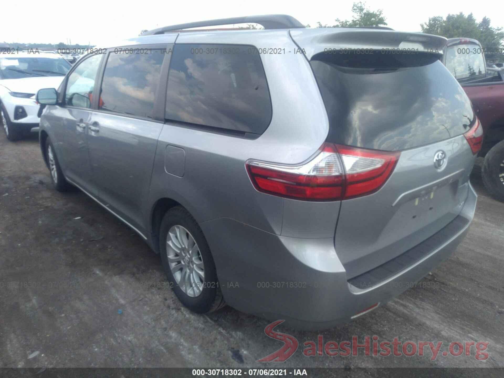 5TDYZ3DC7HS815741 2017 TOYOTA SIENNA