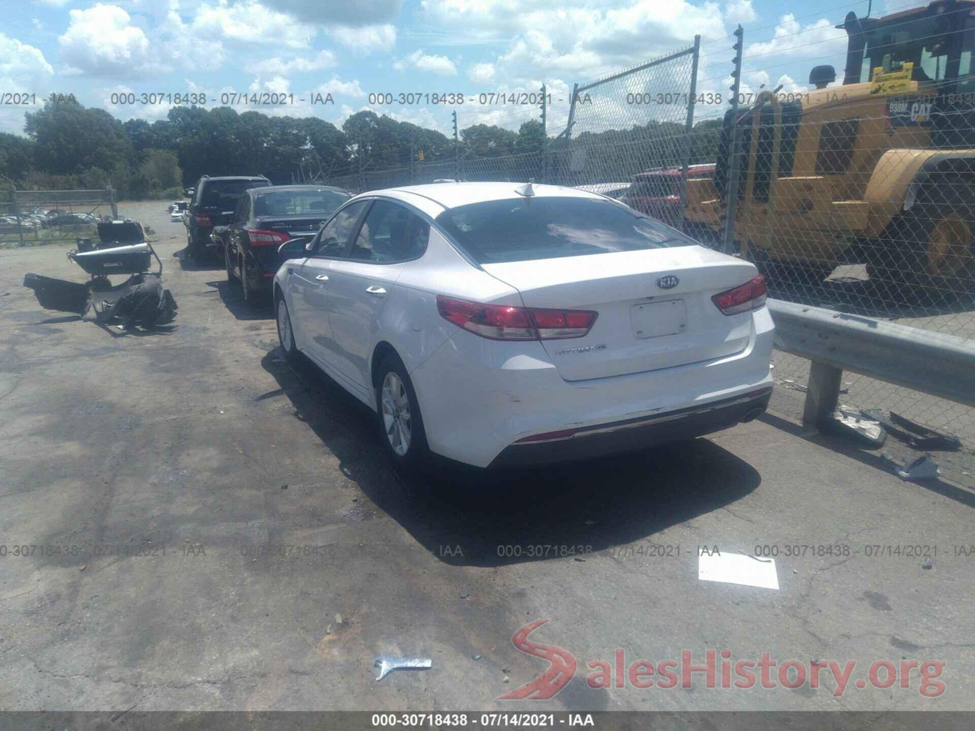 5XXGT4L31GG052717 2016 KIA OPTIMA