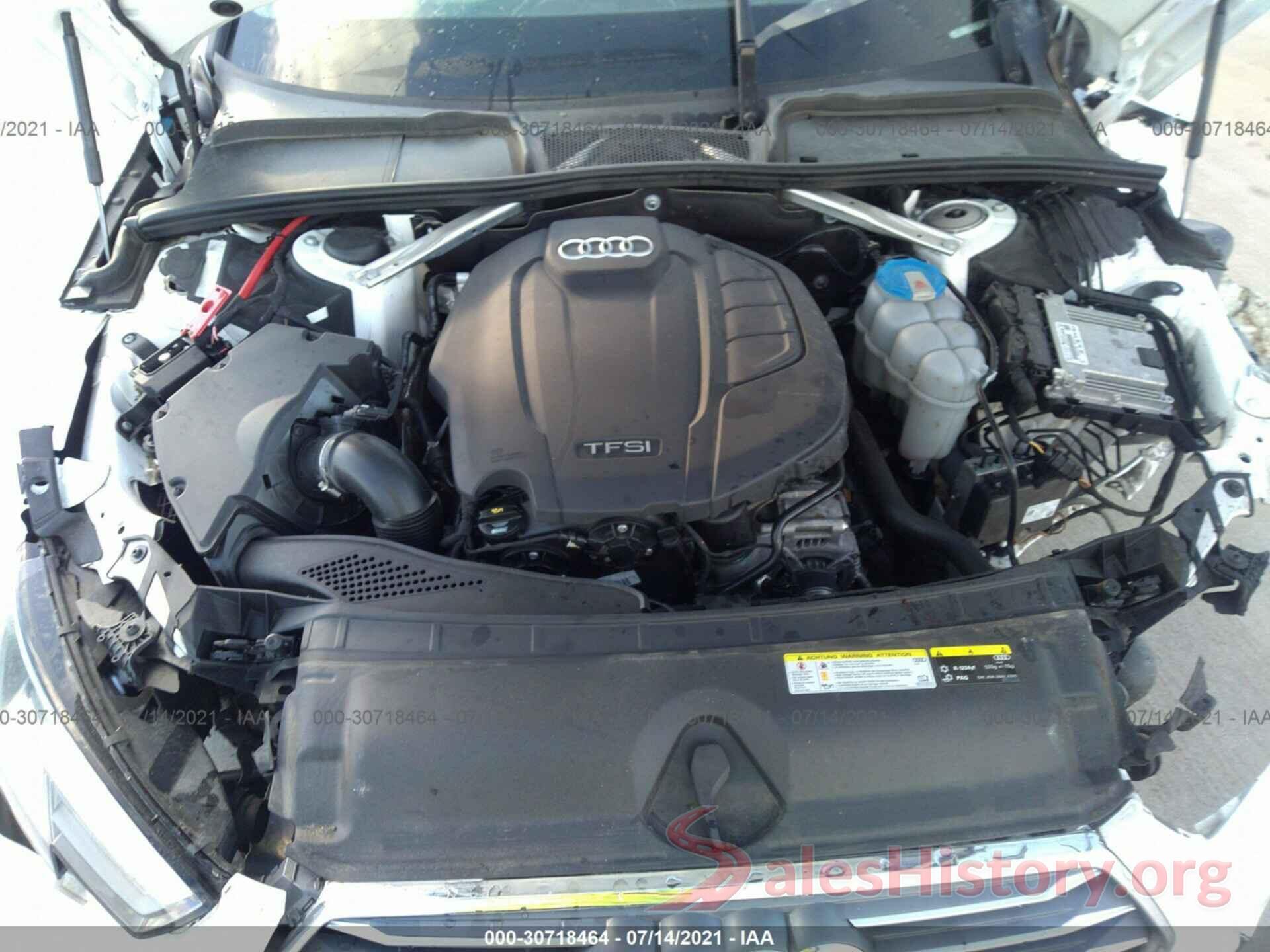 WAUKMAF4XJN015944 2018 AUDI A4