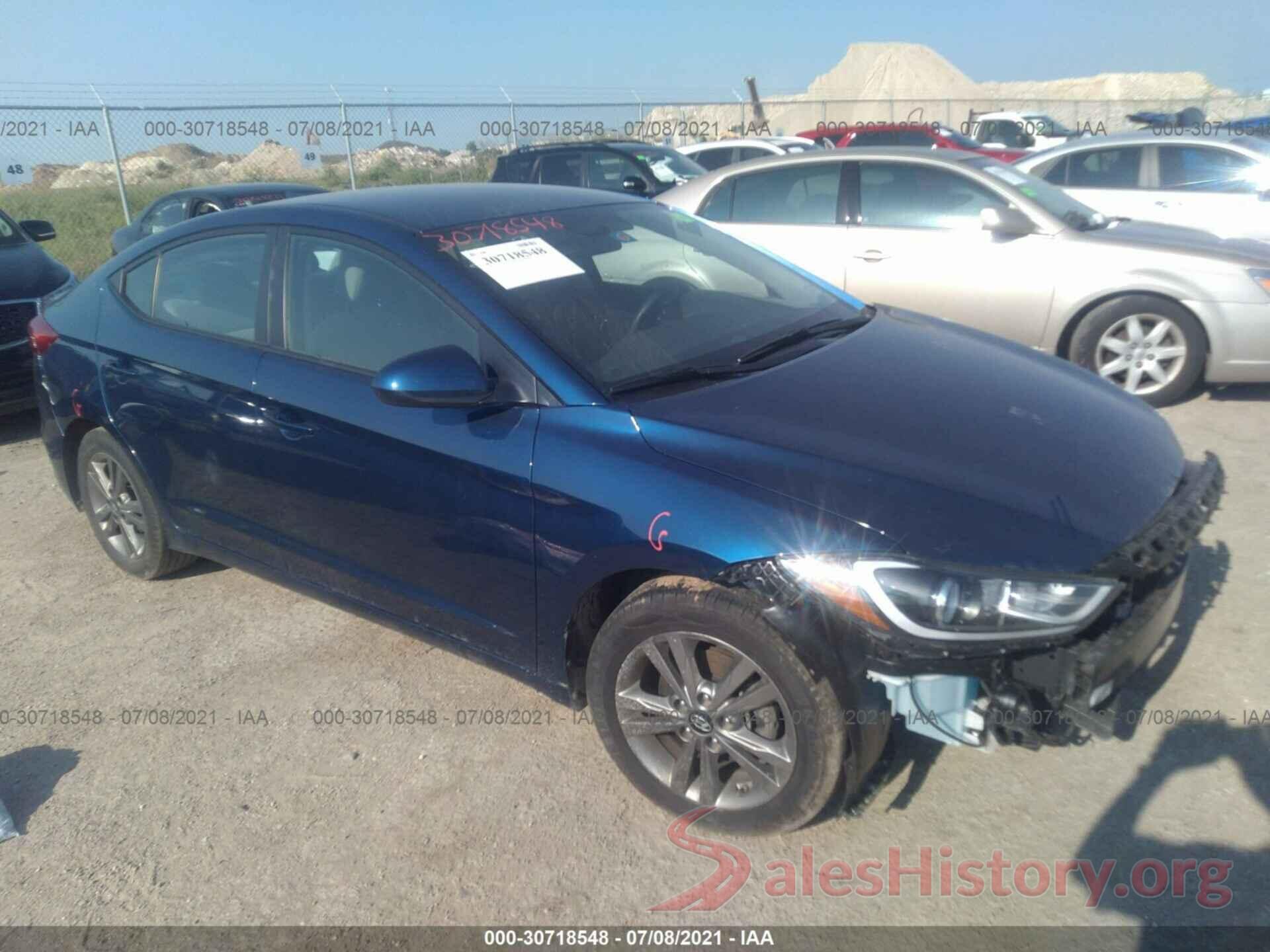 5NPD84LF7JH267058 2018 HYUNDAI ELANTRA