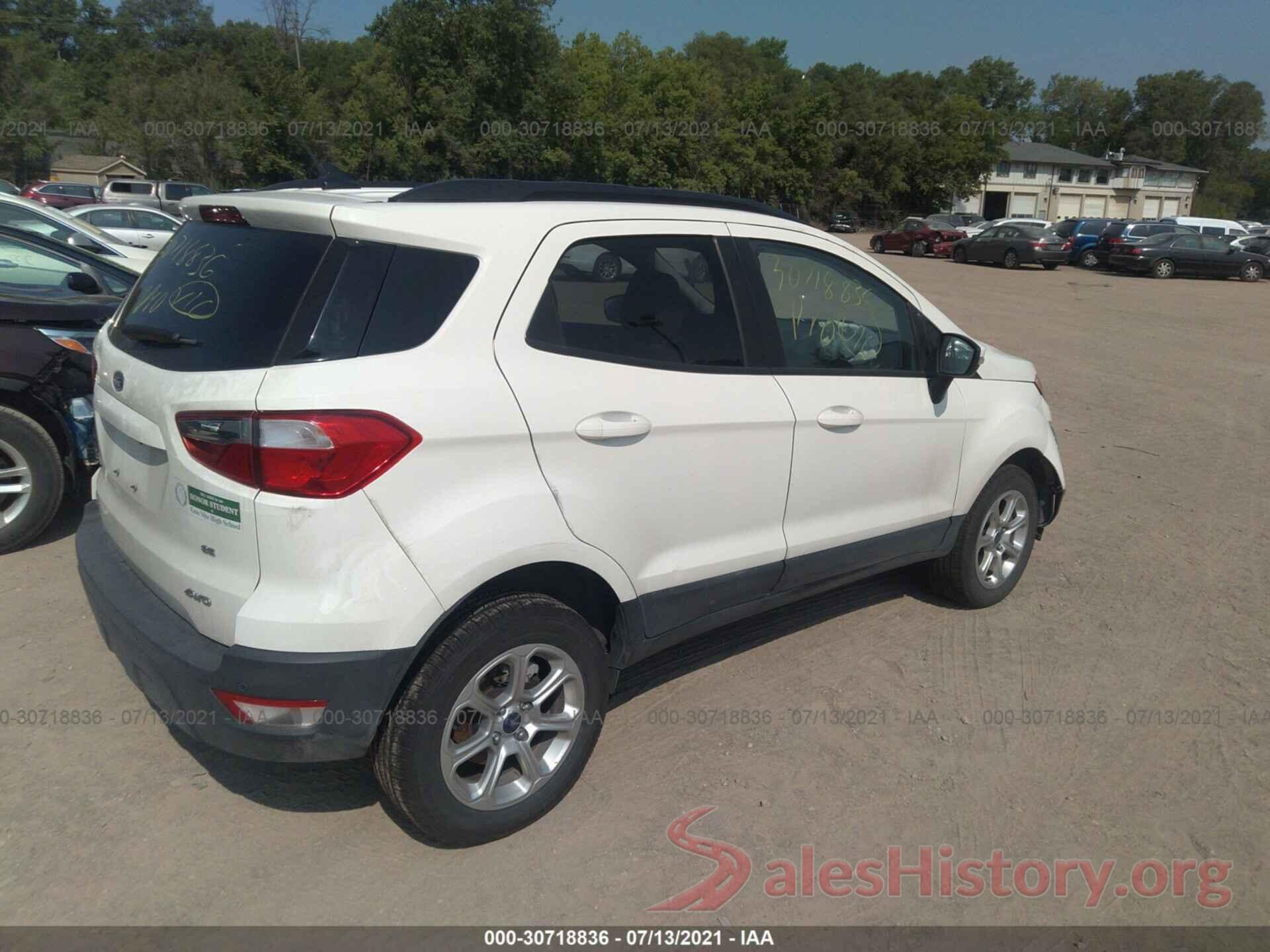 MAJ6P1UL1JC172172 2018 FORD ECOSPORT