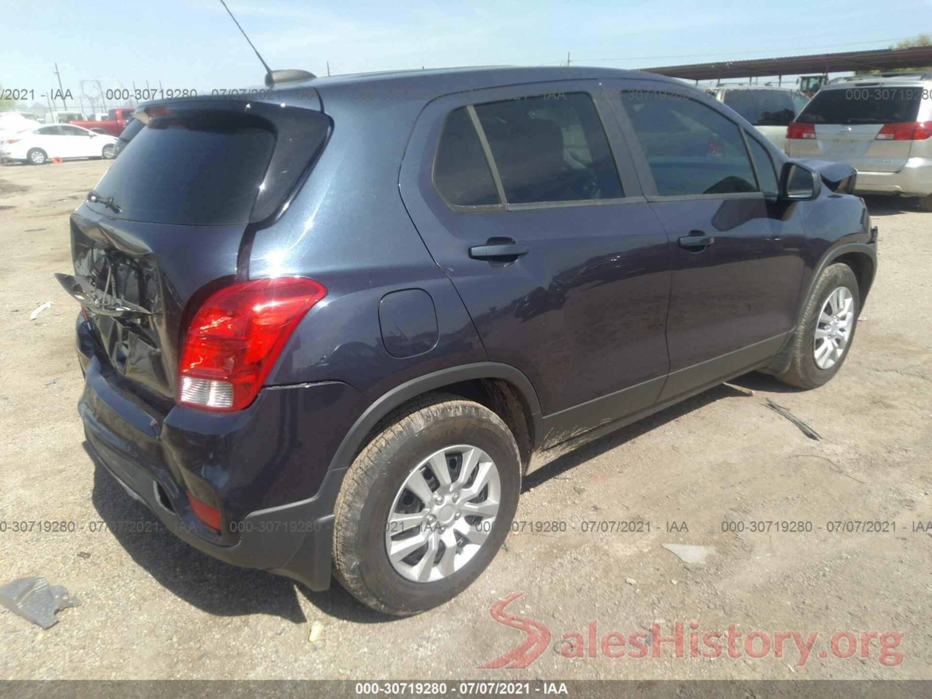 3GNCJKSB1KL160034 2019 CHEVROLET TRAX