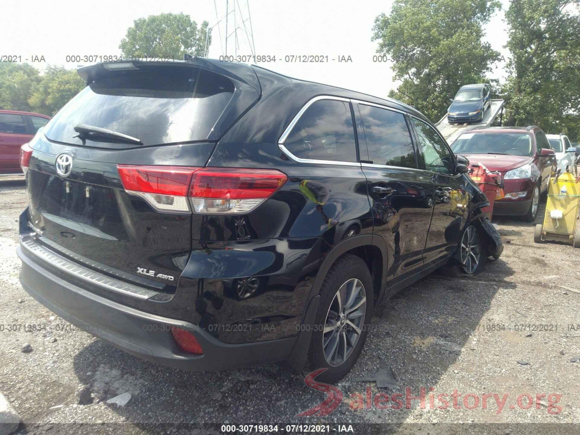 5TDJZRFH9HS477949 2017 TOYOTA HIGHLANDER