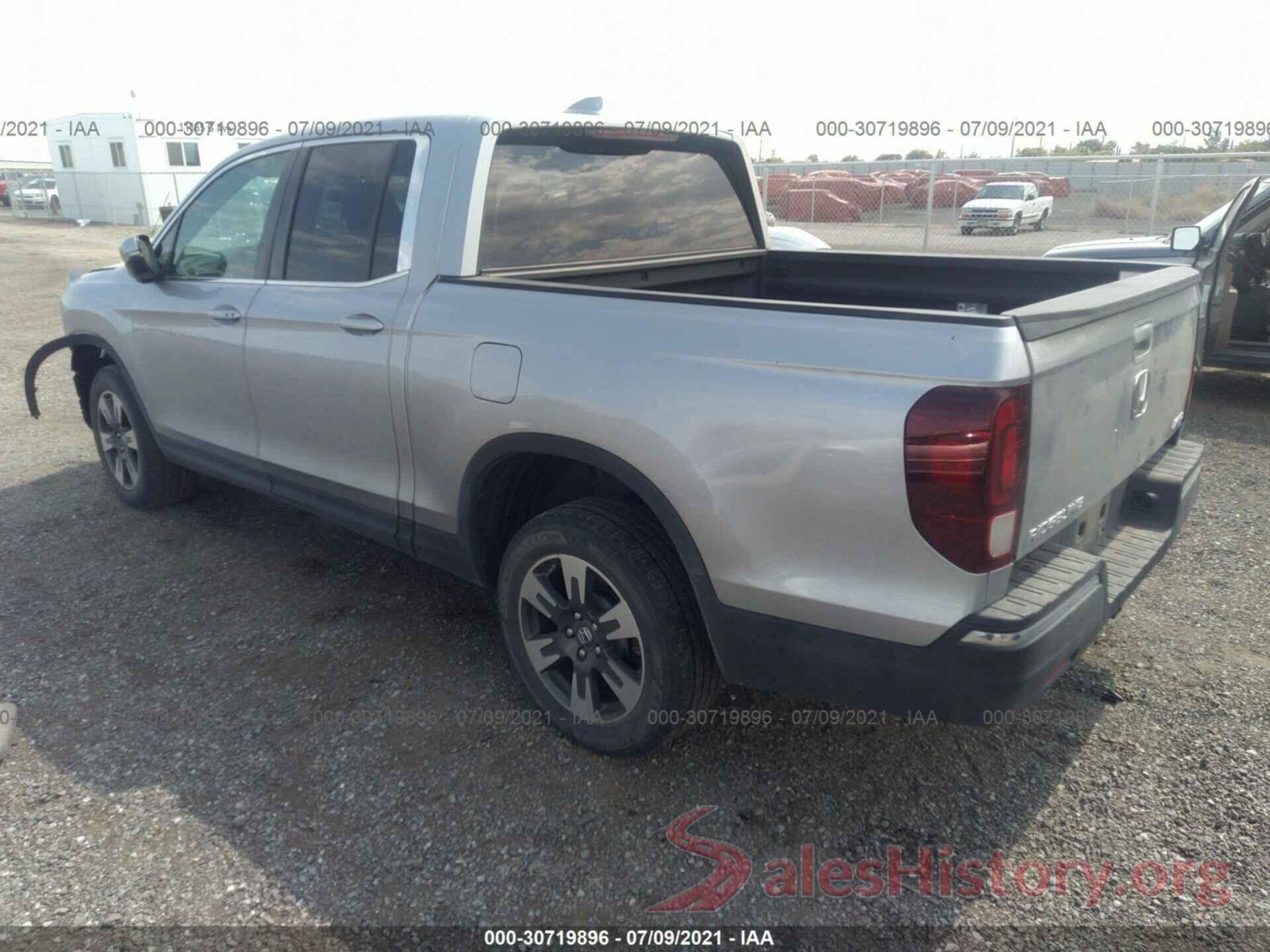 5FPYK3F51HB006833 2017 HONDA RIDGELINE