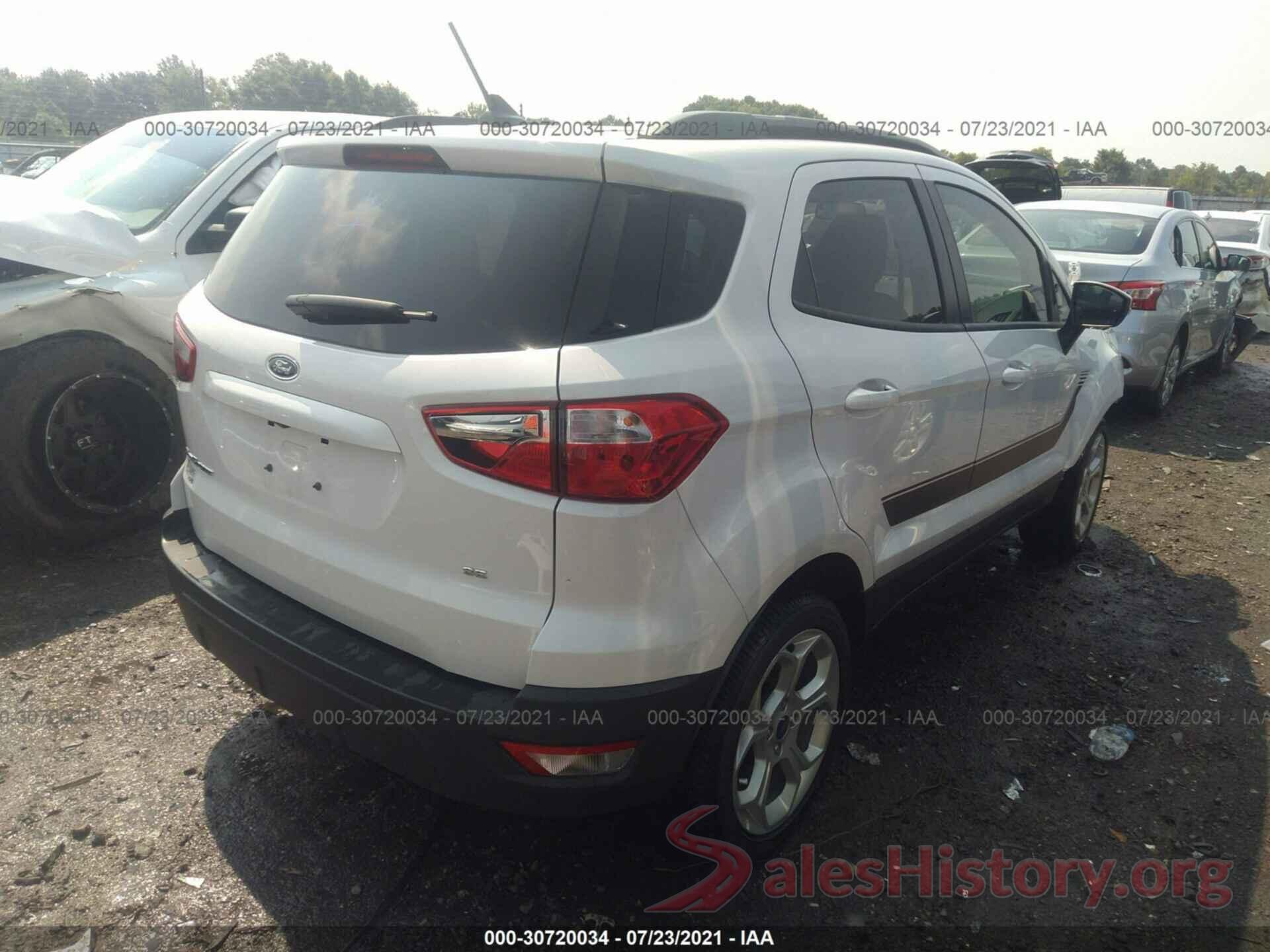 MAJ3S2GE7MC407733 2021 FORD ECOSPORT