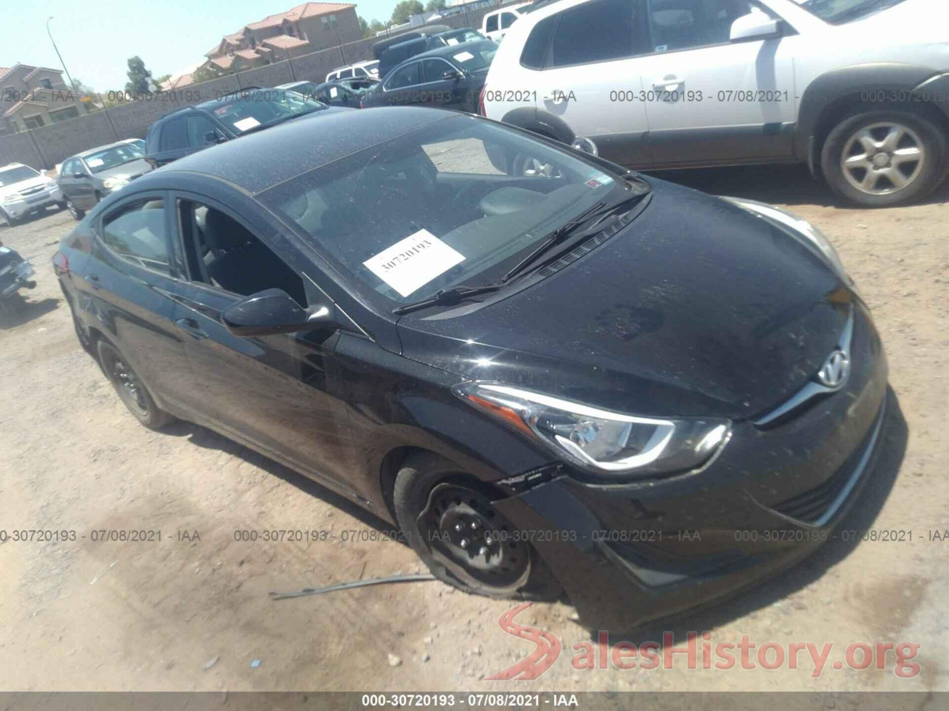 5NPDH4AE6GH784130 2016 HYUNDAI ELANTRA