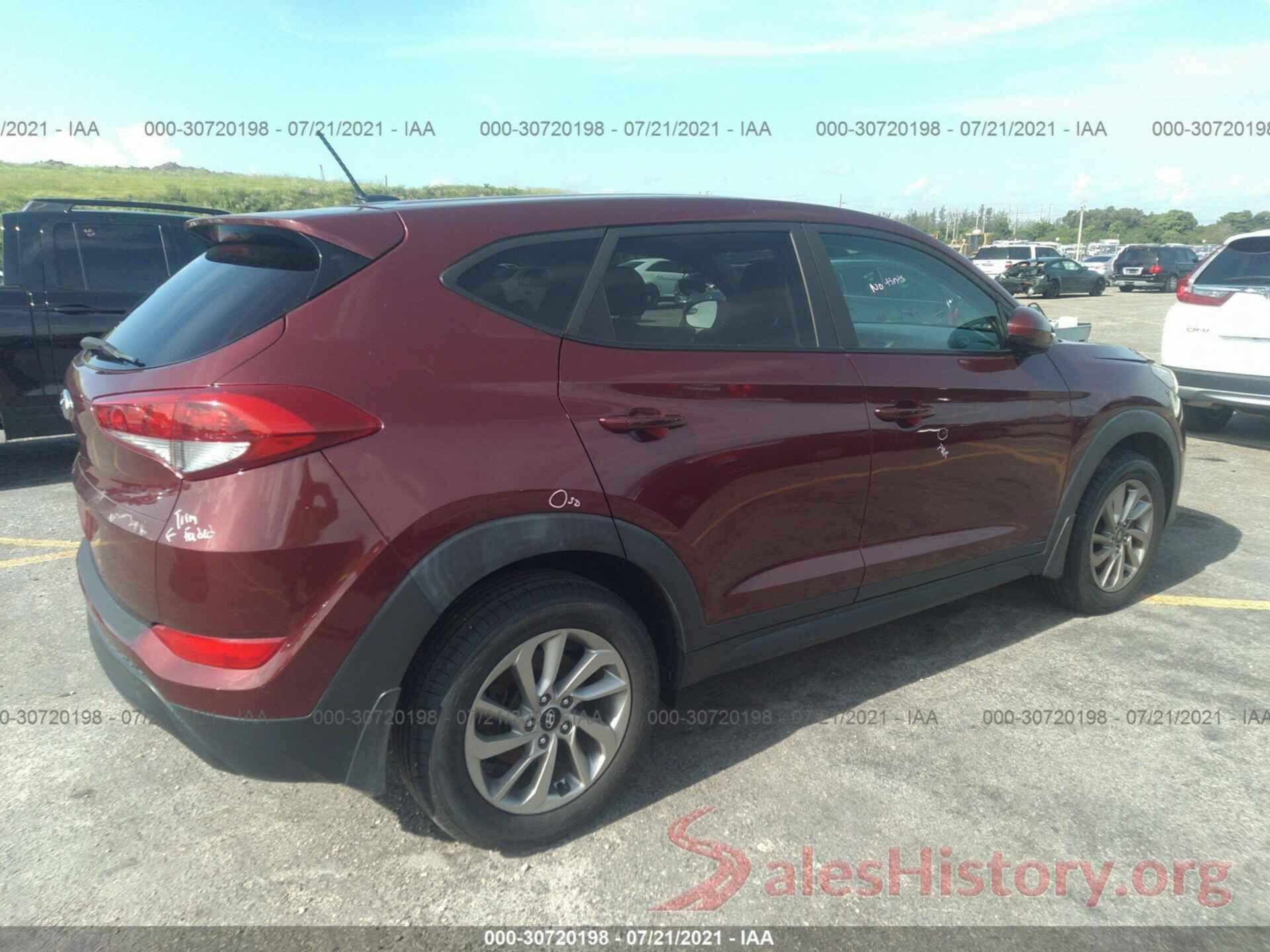 KM8J23A45GU158351 2016 HYUNDAI TUCSON