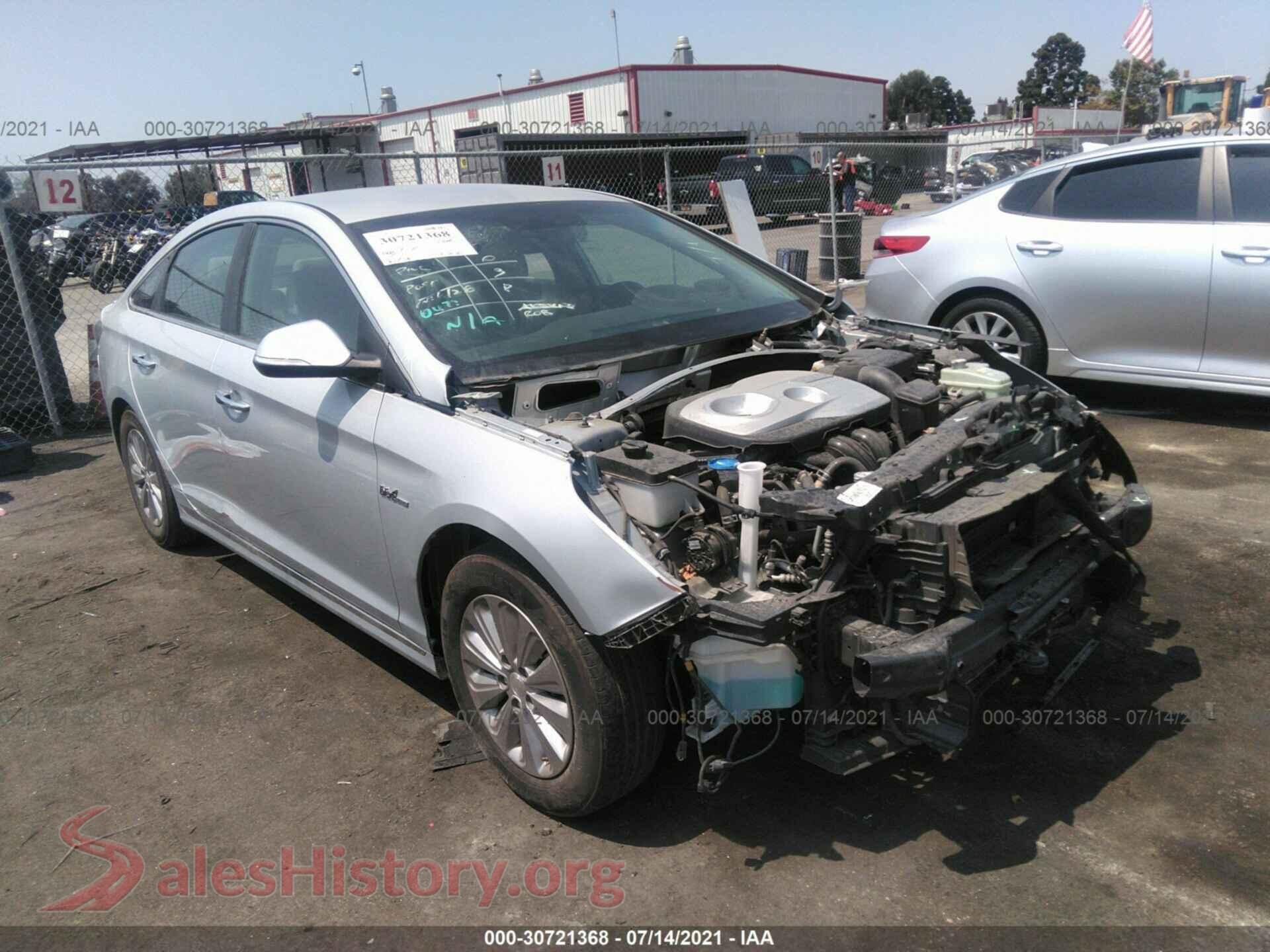 KMHE24L37HA061280 2017 HYUNDAI SONATA HYBRID