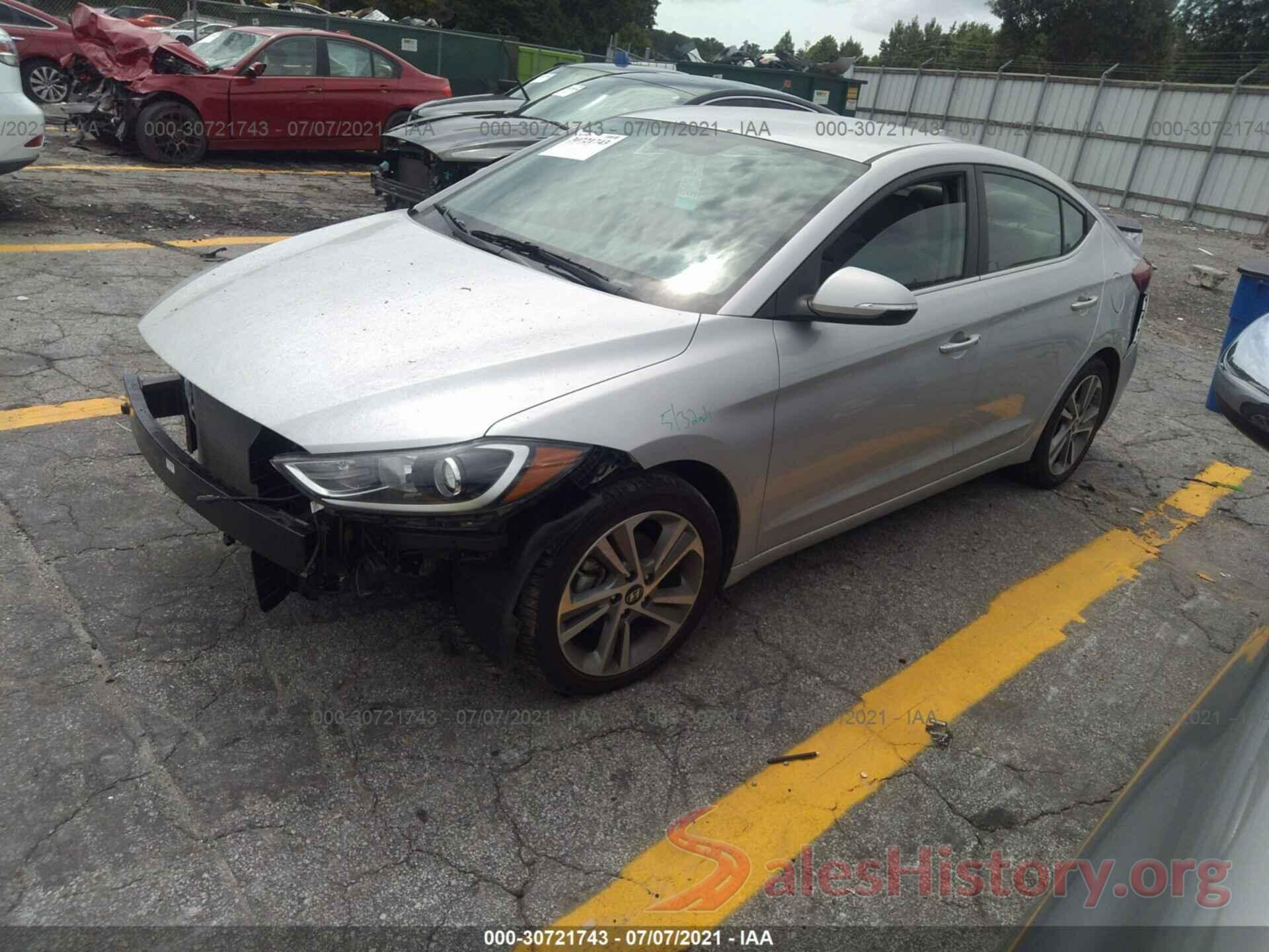 KMHD84LF2JU612658 2018 HYUNDAI ELANTRA