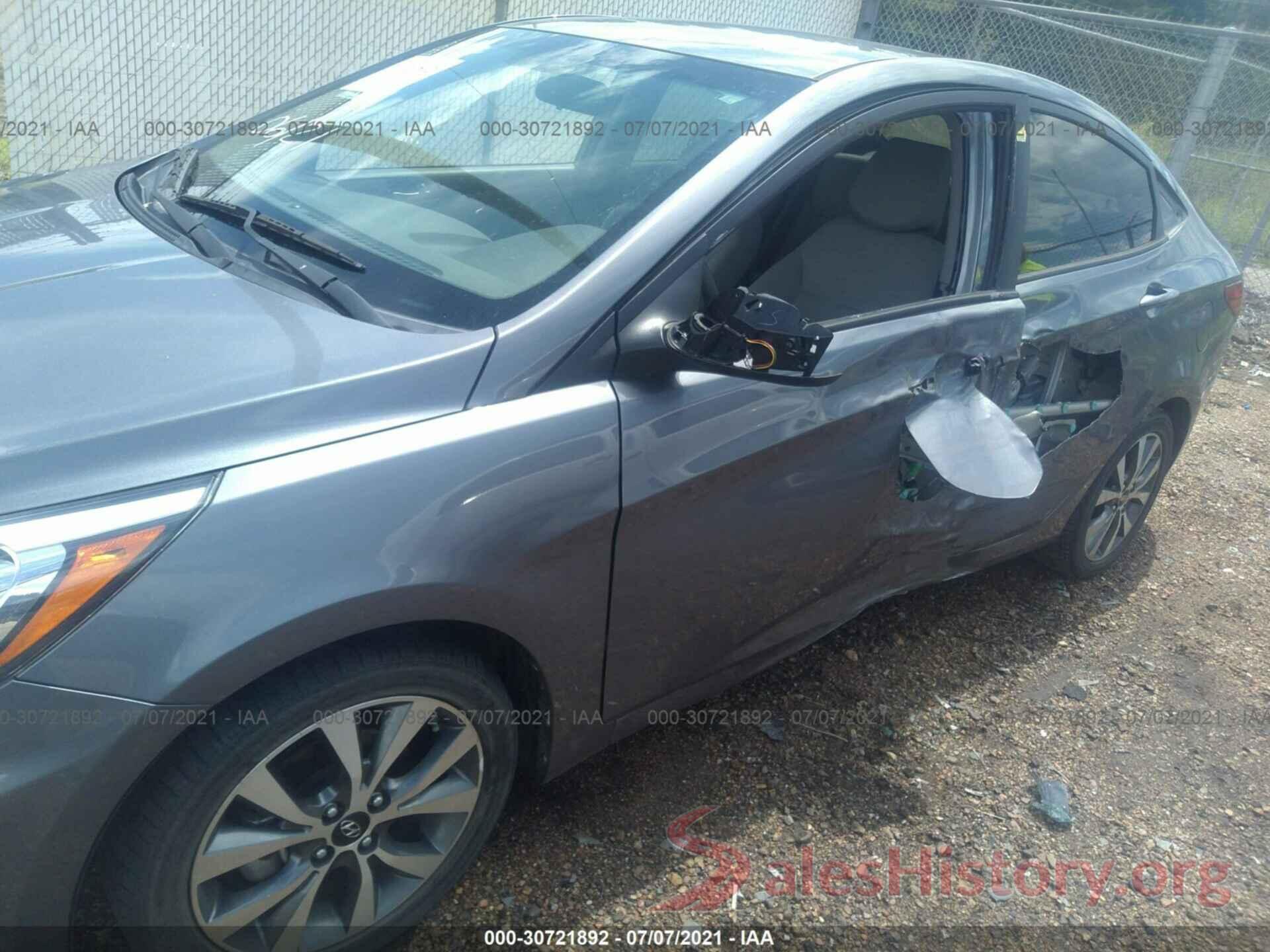 KMHCT4AE0HU247458 2017 HYUNDAI ACCENT