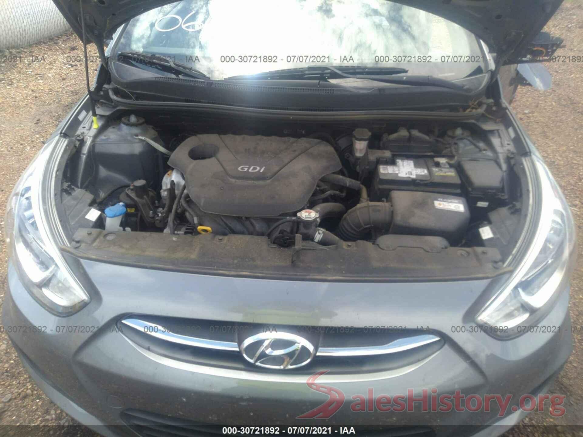 KMHCT4AE0HU247458 2017 HYUNDAI ACCENT